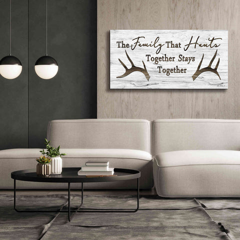 Image of 'Hunting Family' by Lori Deiter, Canvas Wall Art,60 x 30