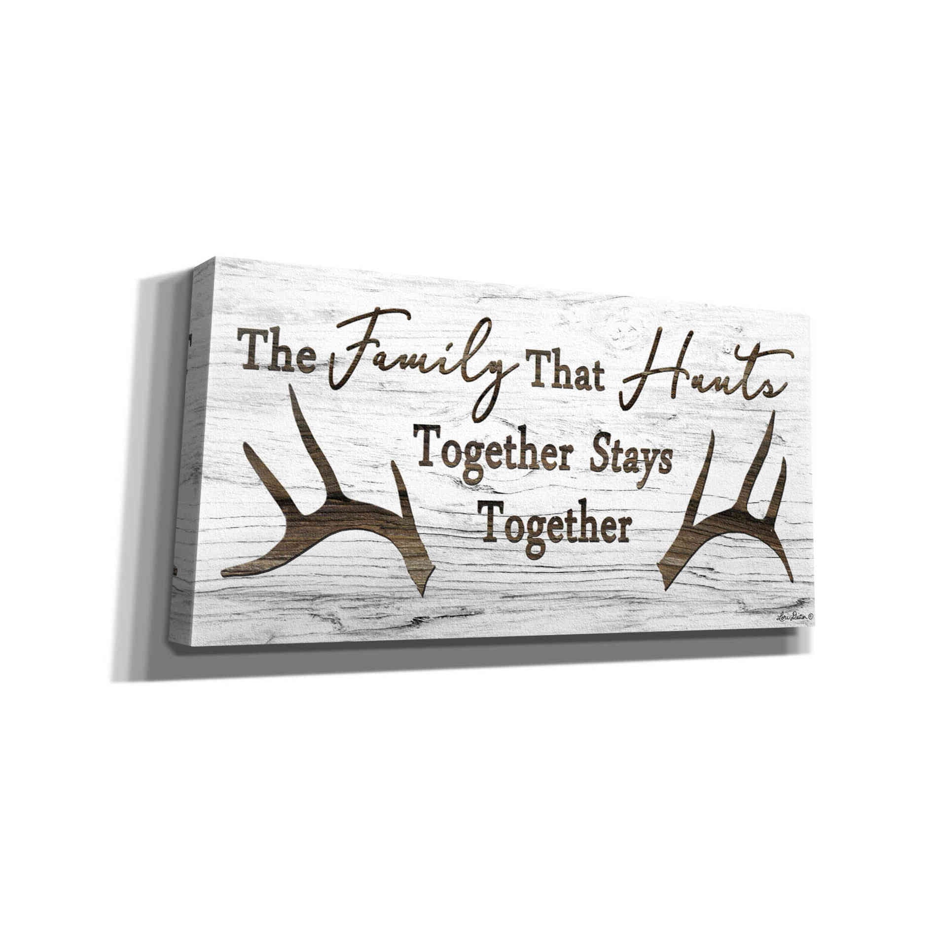 'Hunting Family' by Lori Deiter, Canvas Wall Art