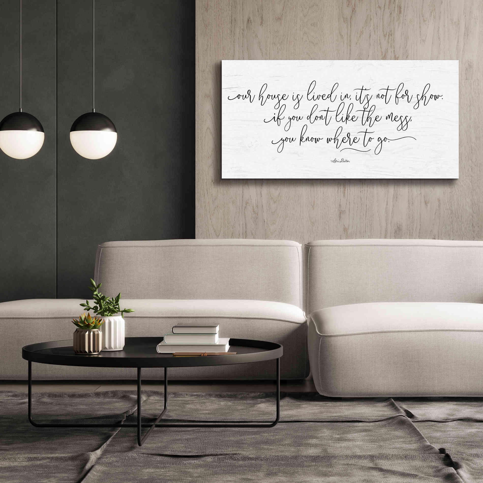 'The Mess' by Lori Deiter, Canvas Wall Art,60 x 30