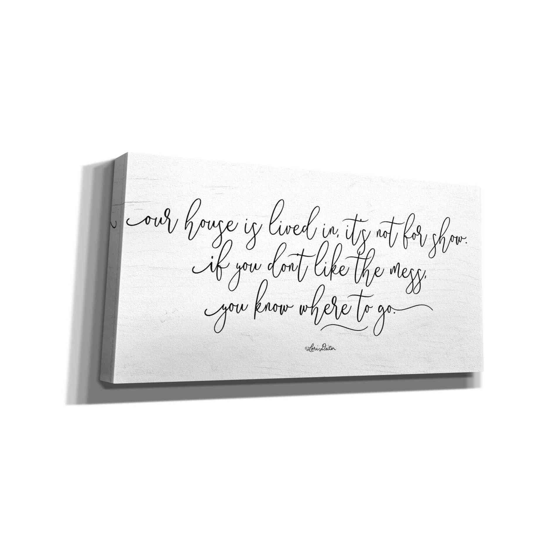 'The Mess' by Lori Deiter, Canvas Wall Art