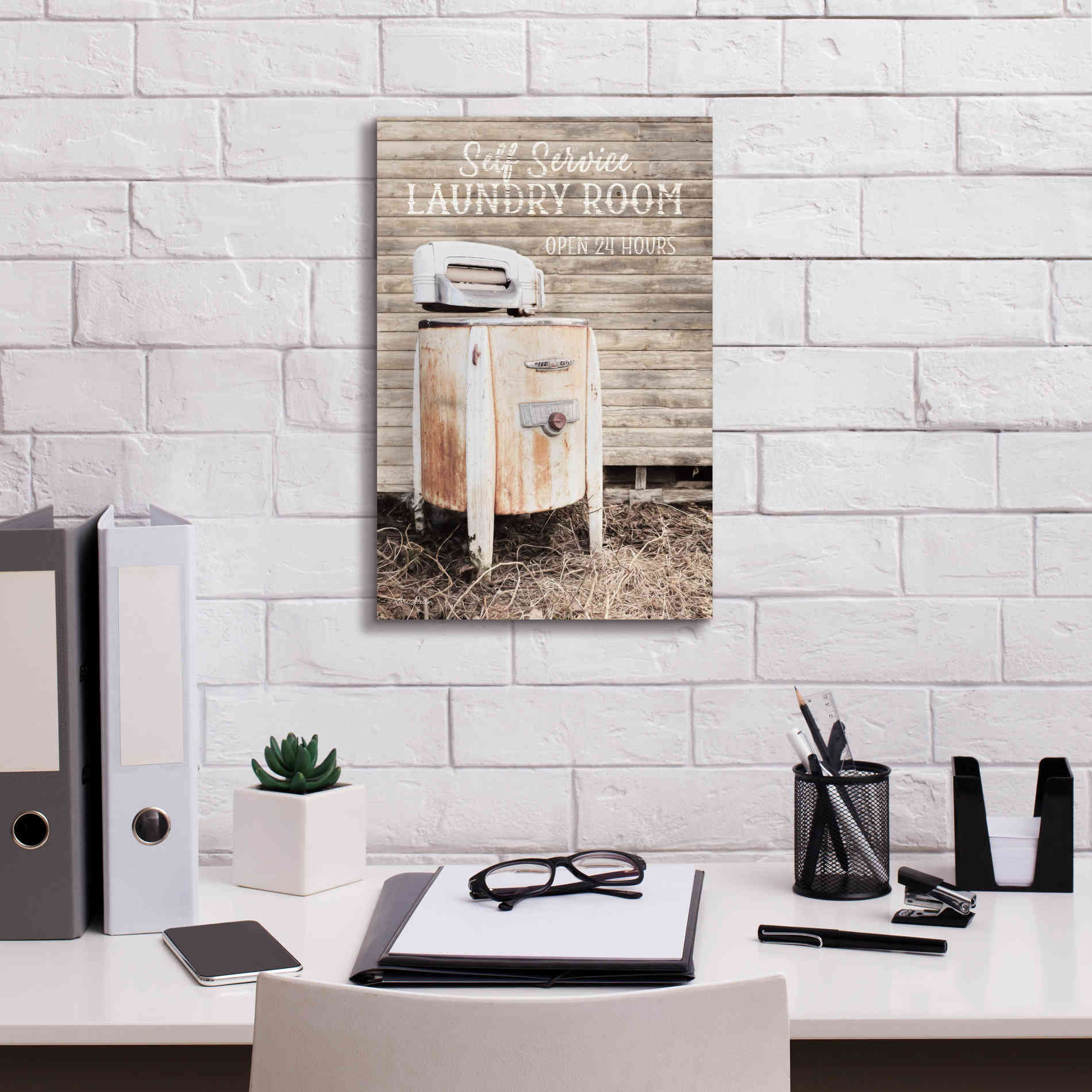 'Laundry Room' by Lori Deiter, Canvas Wall Art,12 x 18