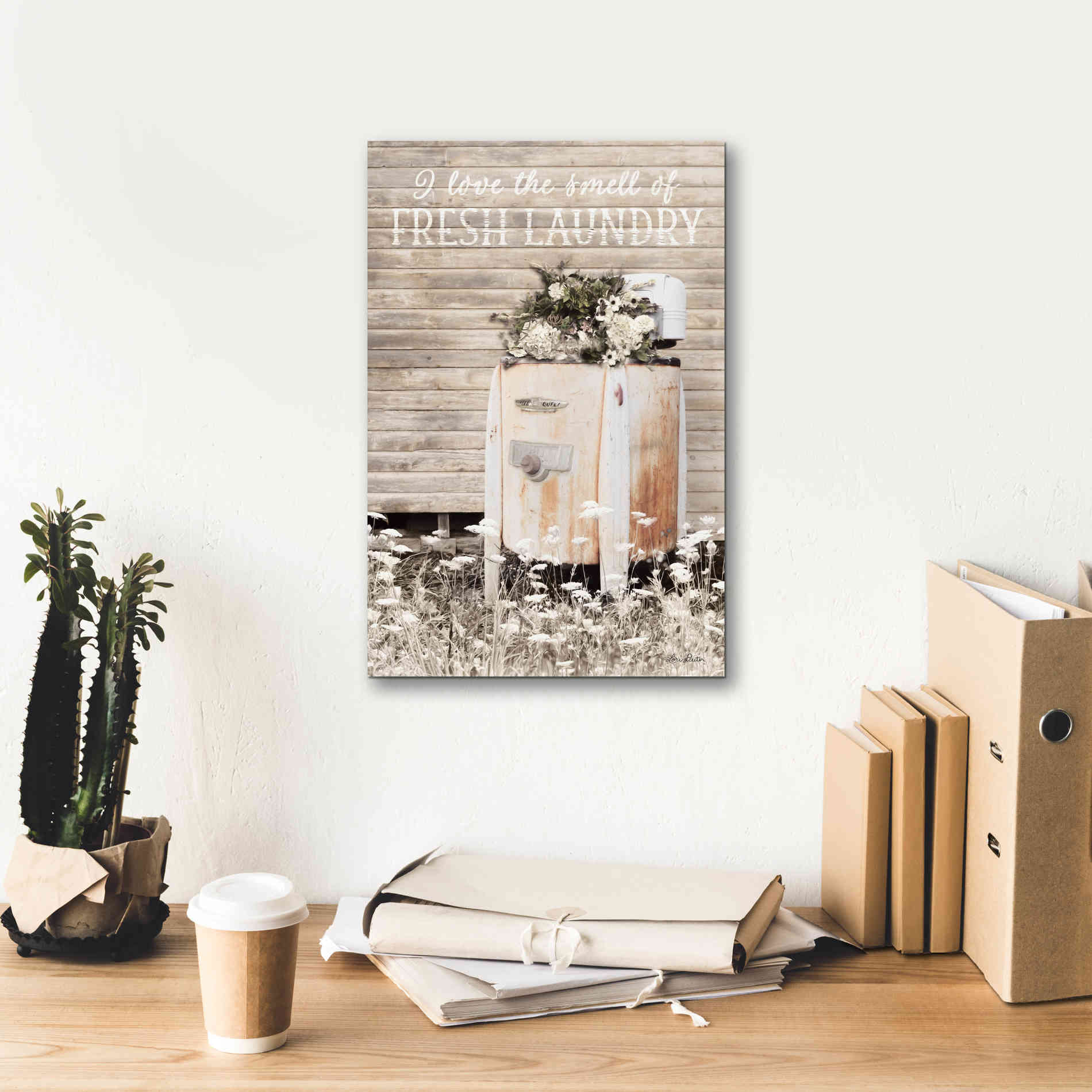 'Fresh Laundry' by Lori Deiter, Canvas Wall Art,12 x 18