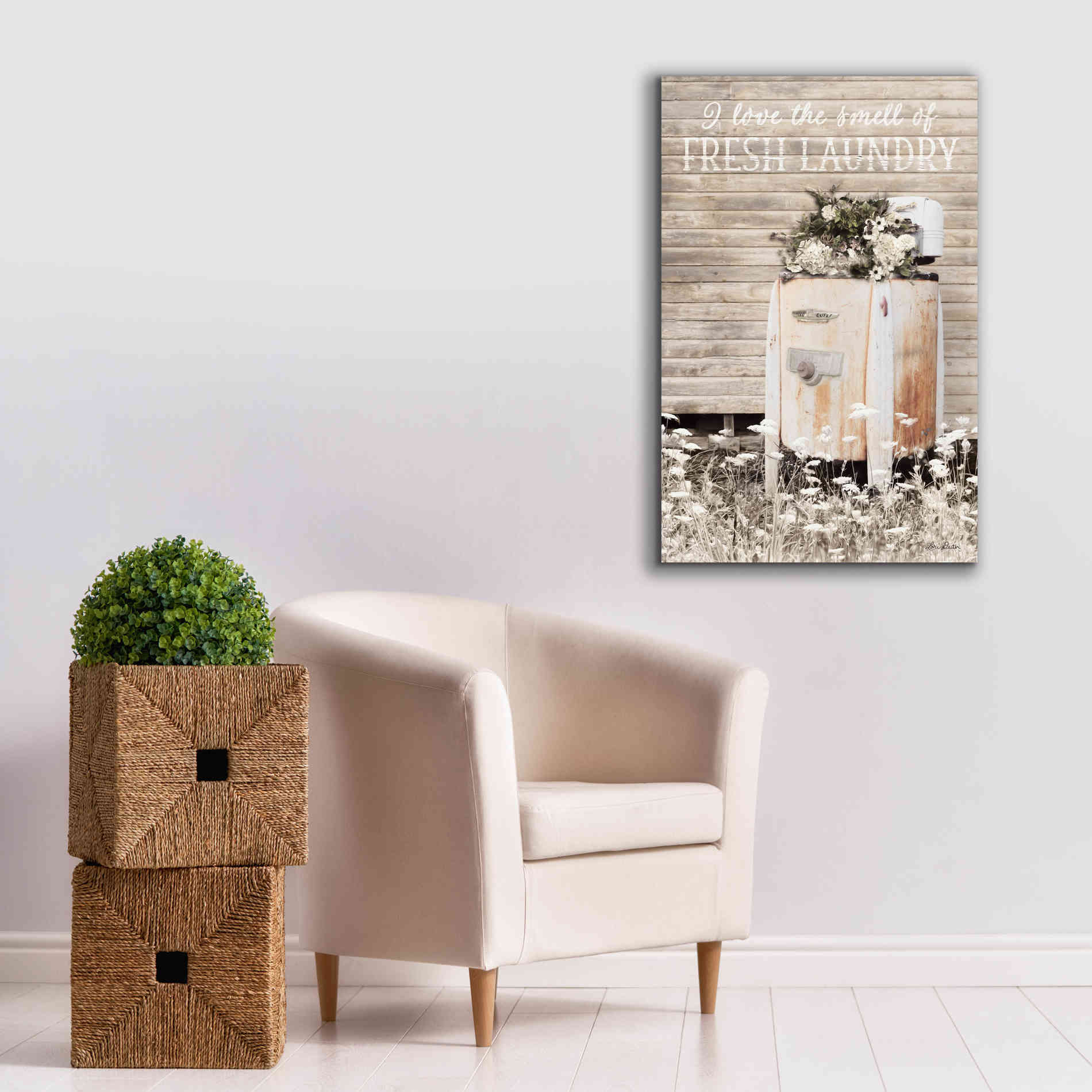 'Fresh Laundry' by Lori Deiter, Canvas Wall Art,26 x 40