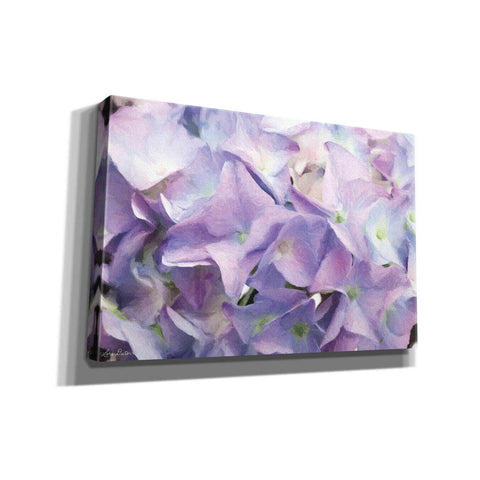 Image of 'Violet Hydrangeas' by Lori Deiter, Canvas Wall Art