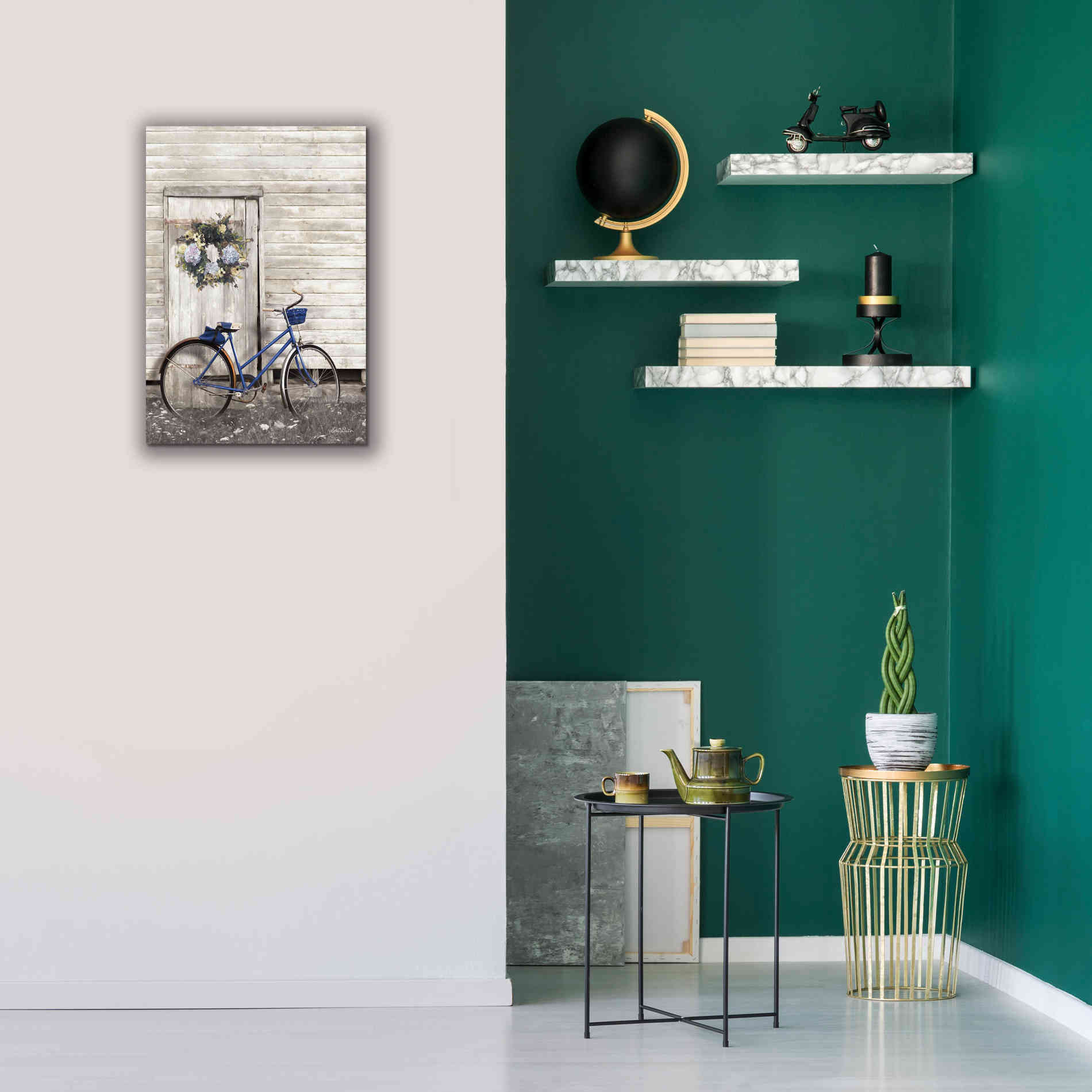 'Life is Like Riding a Bike' by Lori Deiter, Canvas Wall Art,18 x 26
