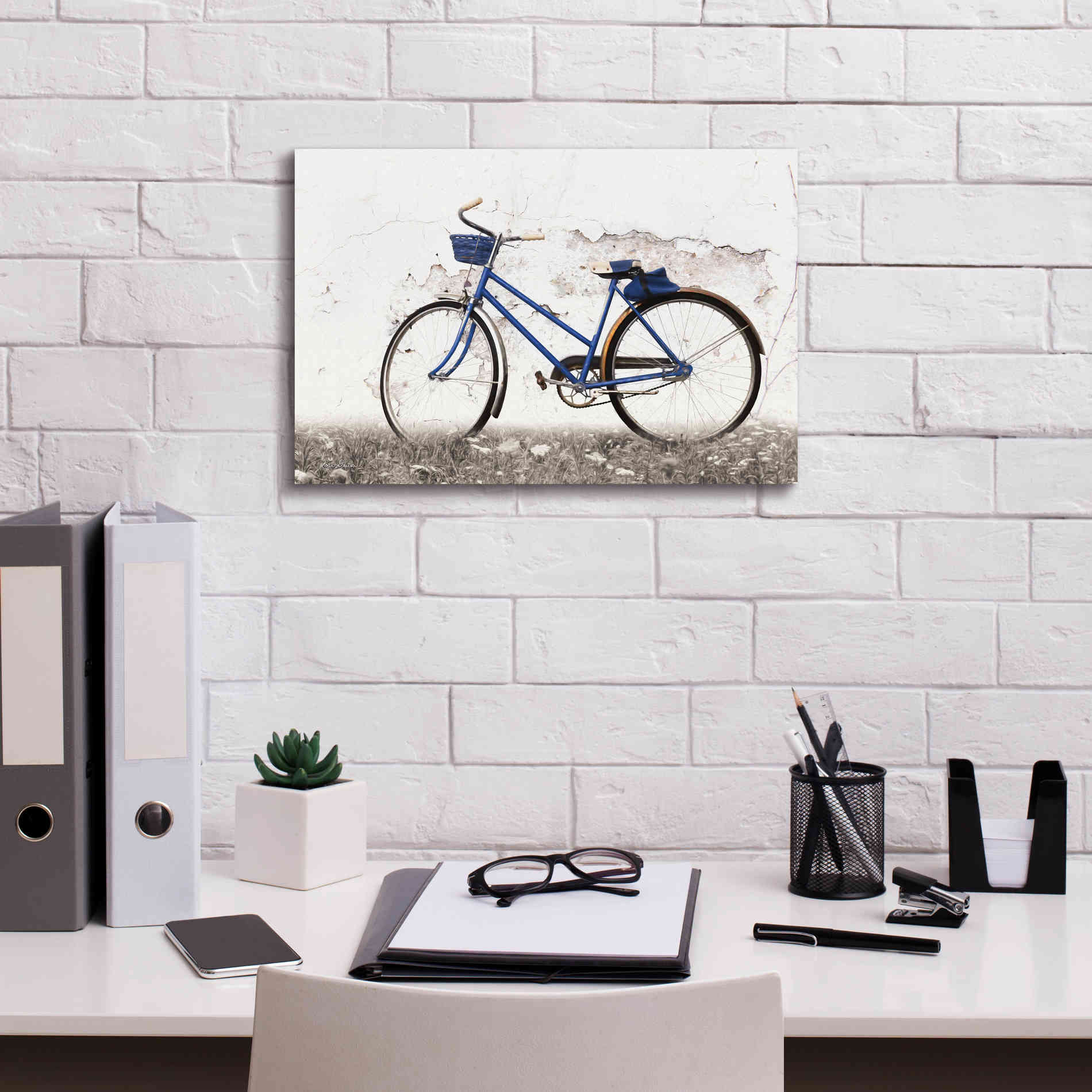 'Keep Your Balance' by Lori Deiter, Canvas Wall Art,18 x 12