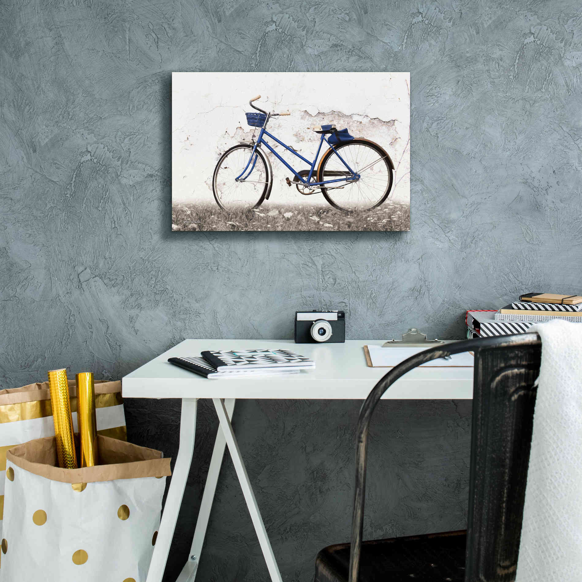 'Keep Your Balance' by Lori Deiter, Canvas Wall Art,18 x 12