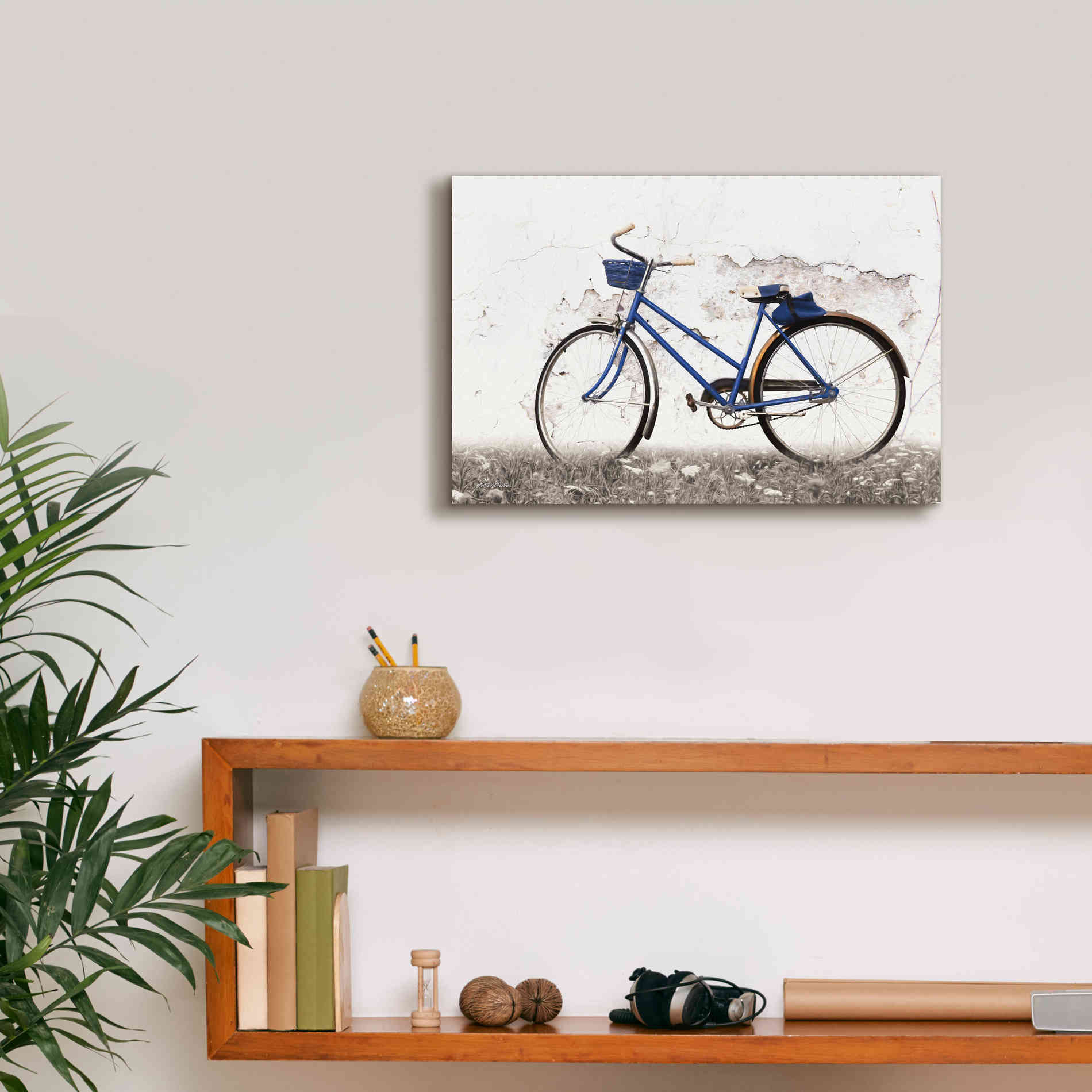 'Keep Your Balance' by Lori Deiter, Canvas Wall Art,18 x 12