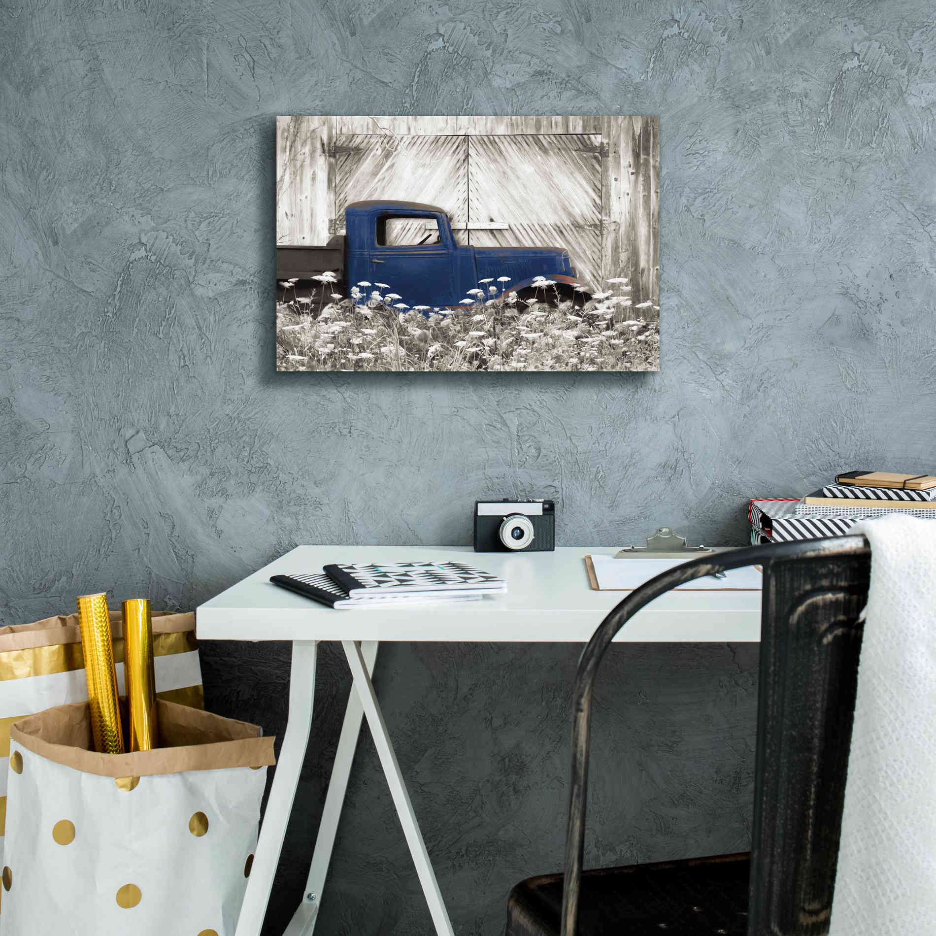 'Age is a Work of Art' by Lori Deiter, Canvas Wall Art,18 x 12