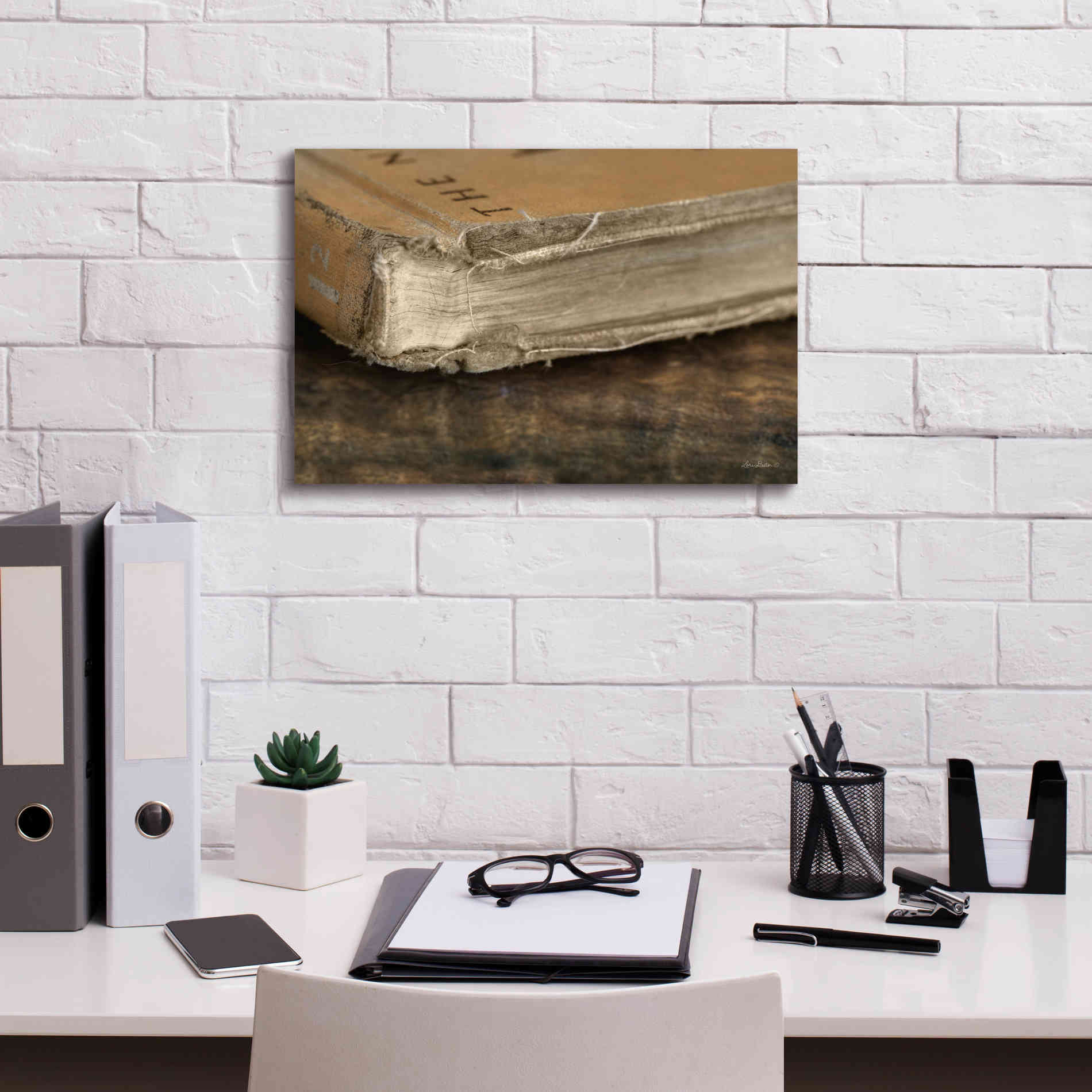 'Well Read' by Lori Deiter, Canvas Wall Art,18 x 12