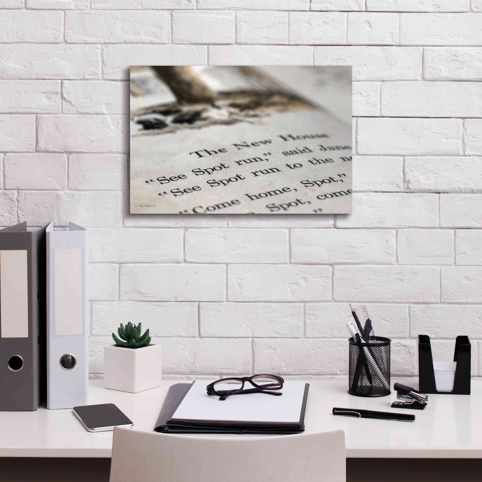 'See Spot Run' by Lori Deiter, Canvas Wall Art,18 x 12