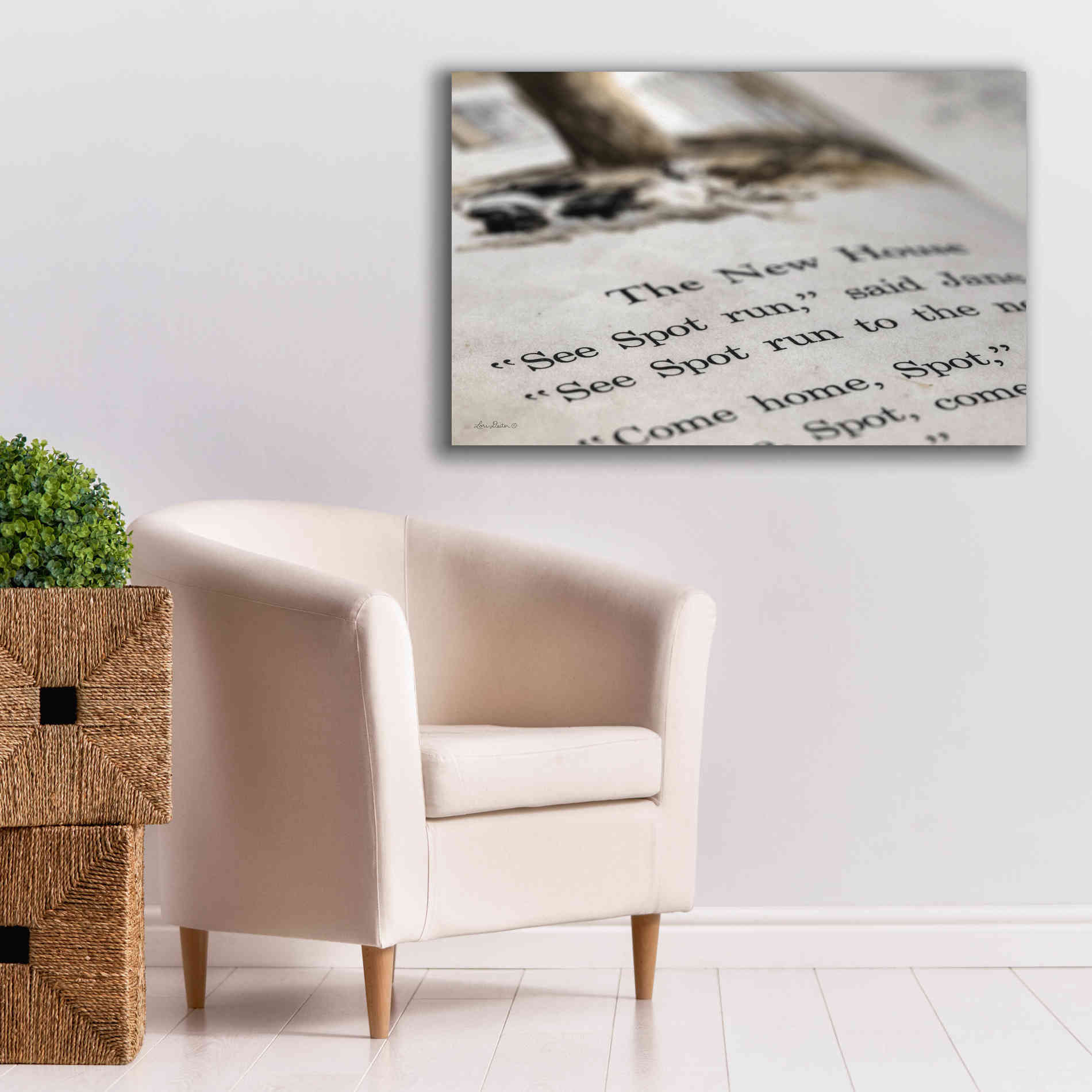 'See Spot Run' by Lori Deiter, Canvas Wall Art,40 x 26