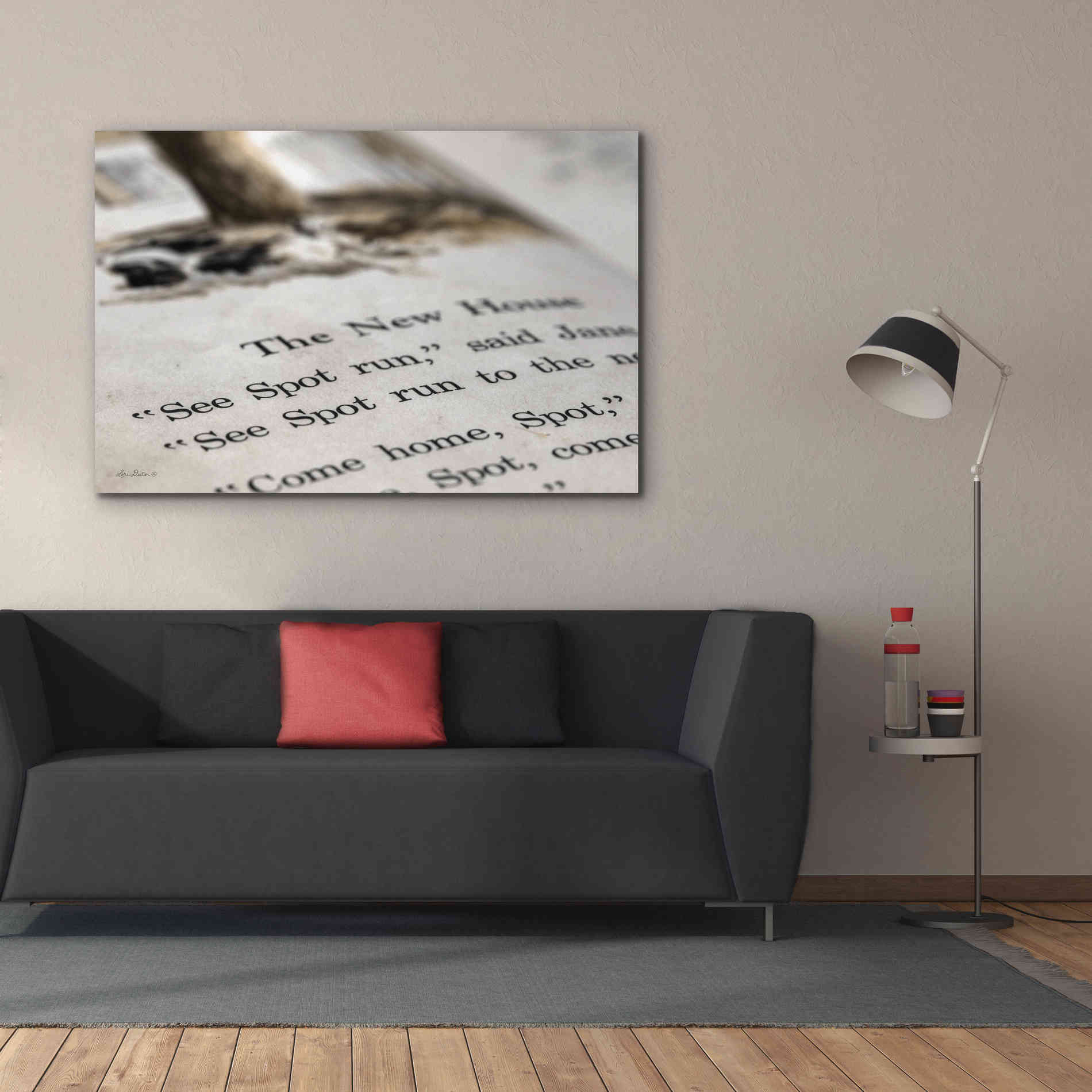 'See Spot Run' by Lori Deiter, Canvas Wall Art,60 x 40