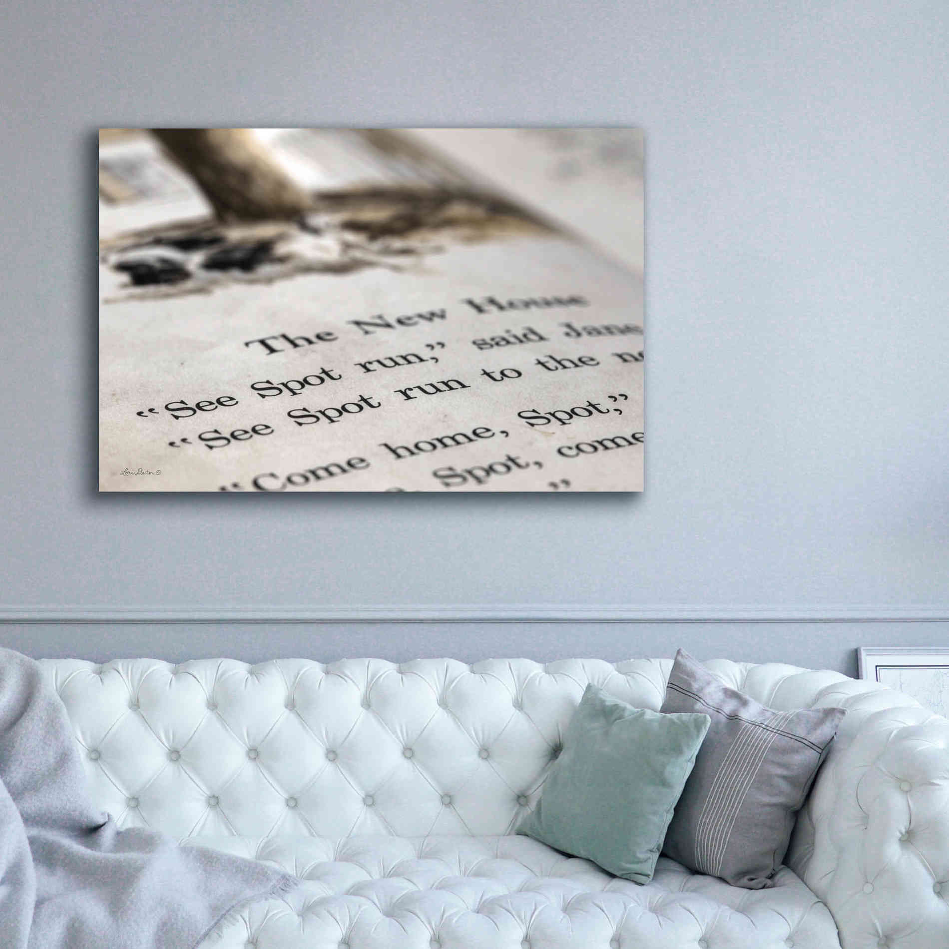 'See Spot Run' by Lori Deiter, Canvas Wall Art,60 x 40