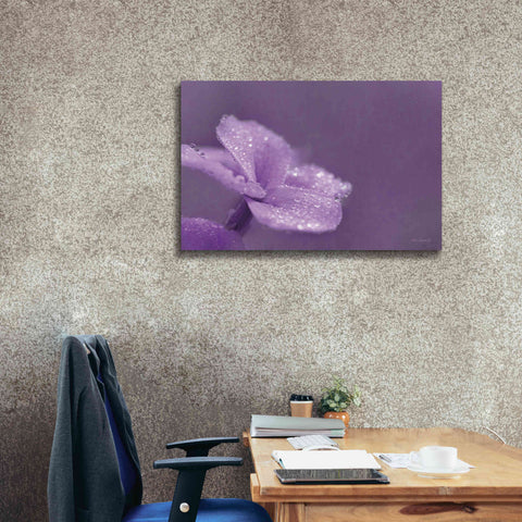 Image of 'Purple Dew' by Lori Deiter, Canvas Wall Art,40 x 26