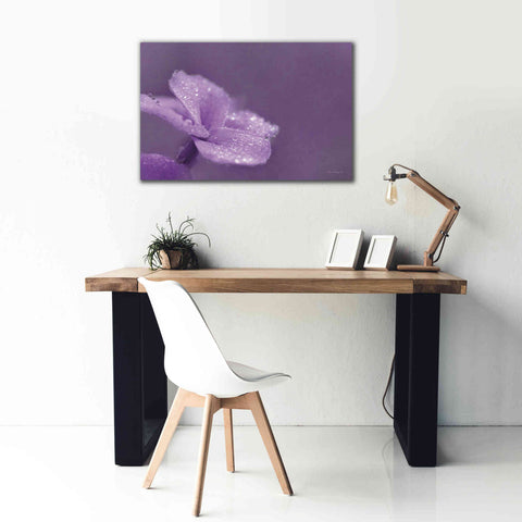 Image of 'Purple Dew' by Lori Deiter, Canvas Wall Art,40 x 26