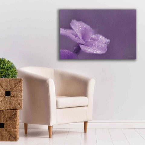 Image of 'Purple Dew' by Lori Deiter, Canvas Wall Art,40 x 26