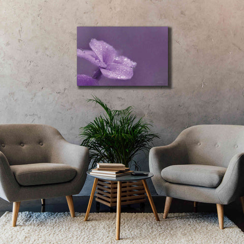 Image of 'Purple Dew' by Lori Deiter, Canvas Wall Art,40 x 26