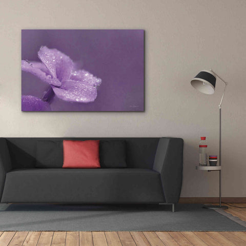 Image of 'Purple Dew' by Lori Deiter, Canvas Wall Art,60 x 40