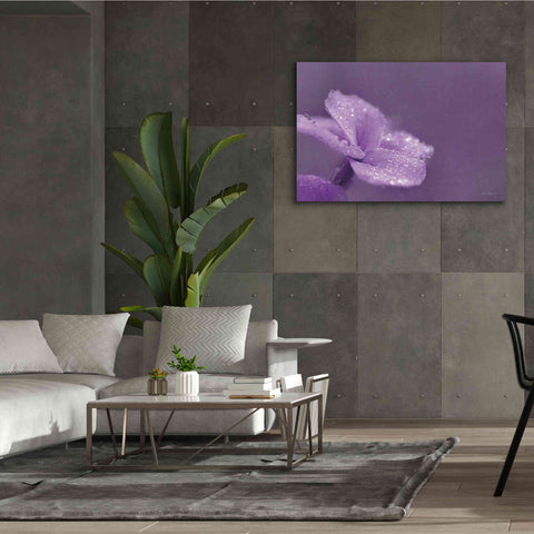 Image of 'Purple Dew' by Lori Deiter, Canvas Wall Art,60 x 40