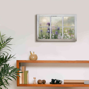 'Framed Flowers' by Lori Deiter, Canvas Wall Art,18 x 12