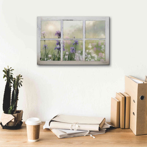 Image of 'Framed Flowers' by Lori Deiter, Canvas Wall Art,18 x 12