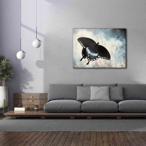 Image of 'Teal Butterfly I' by Lori Deiter, Canvas Wall Art,54 x 40