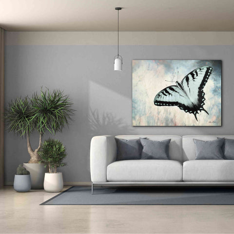 Image of 'Teal Butterfly II' by Lori Deiter, Canvas Wall Art,54 x 40