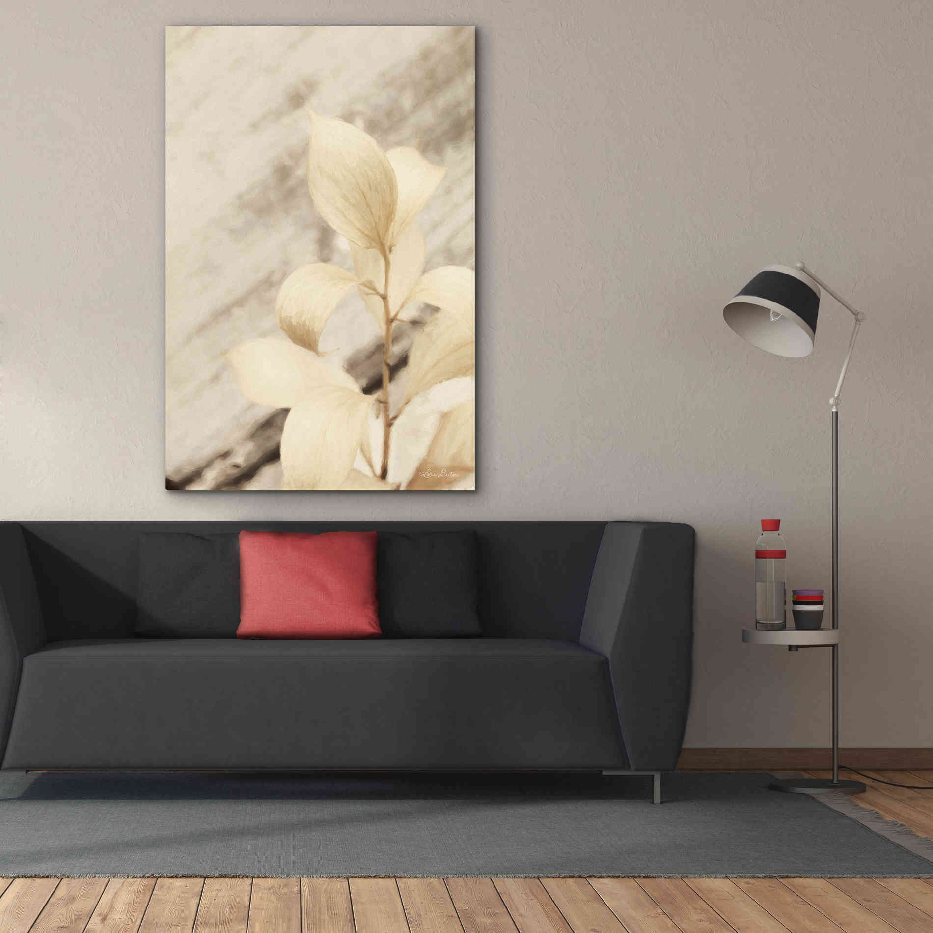 'Golden Leaves' by Lori Deiter, Canvas Wall Art,40 x 60