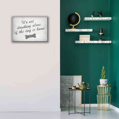 Image of 'Drinking Alone' by Lori Deiter, Canvas Wall Art,26 x 18