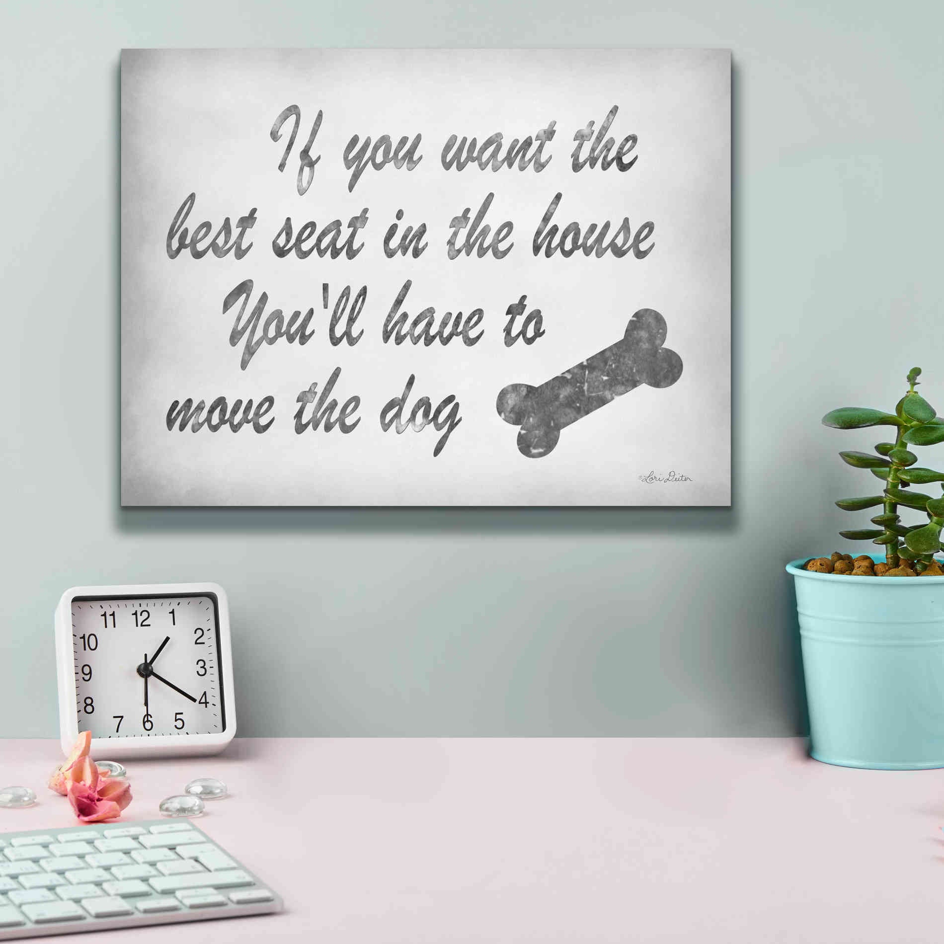 'The Best Seat' by Lori Deiter, Canvas Wall Art,16 x 12