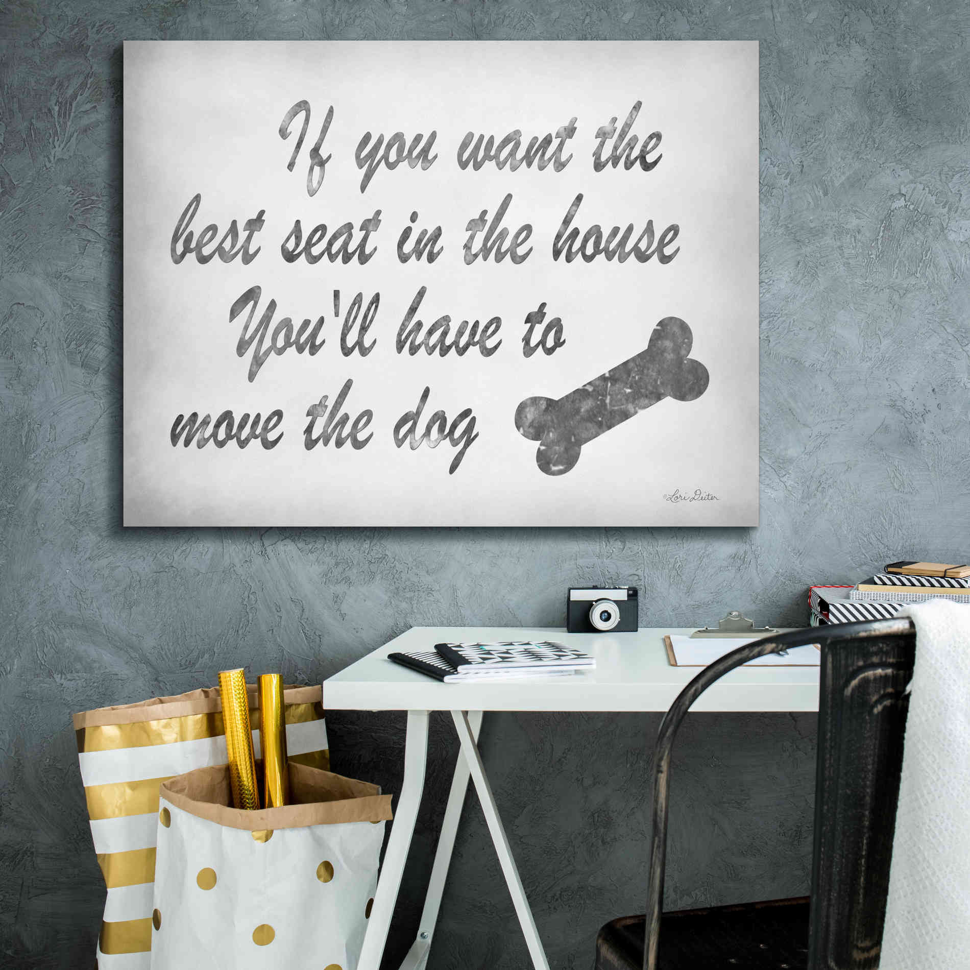 'The Best Seat' by Lori Deiter, Canvas Wall Art,34 x 26