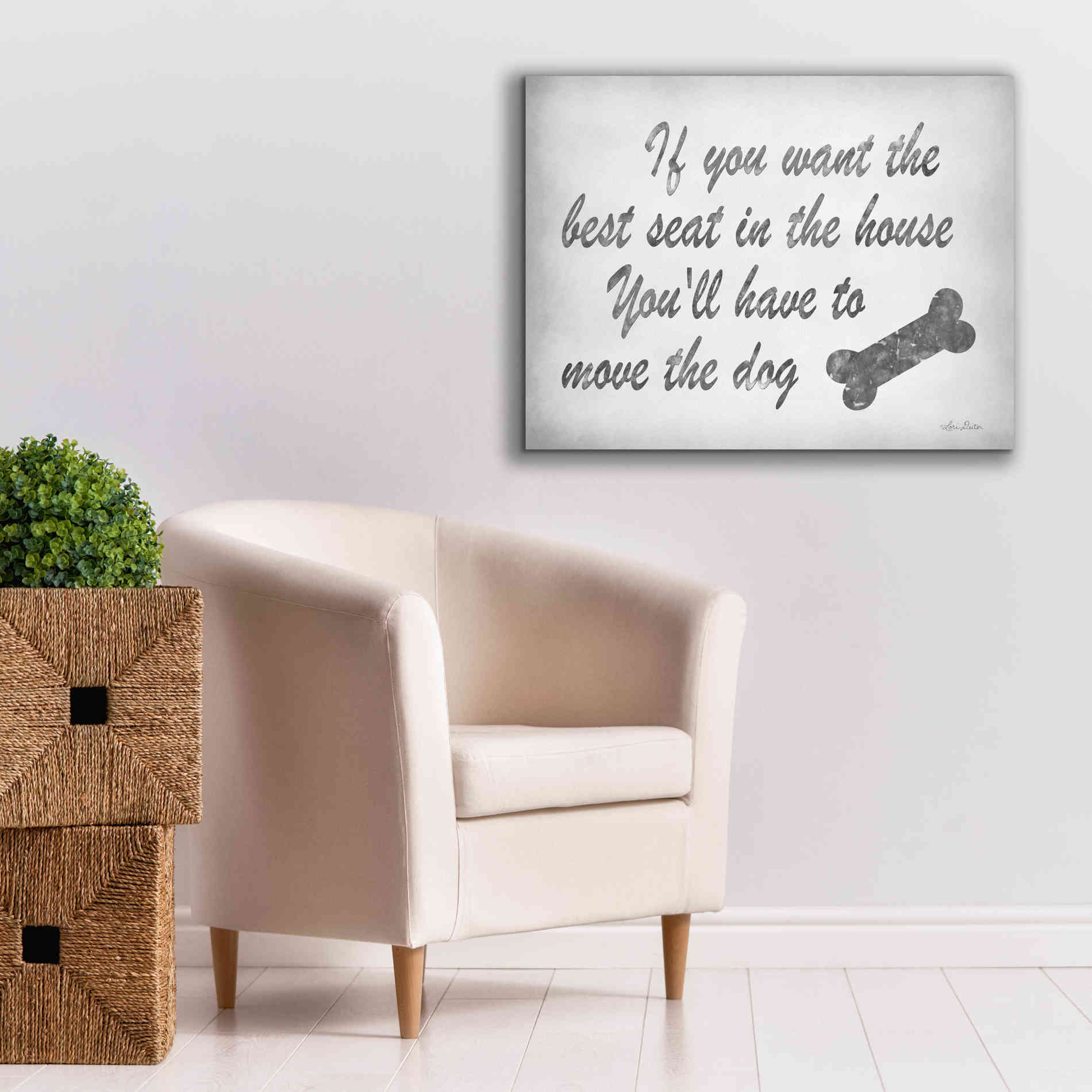 'The Best Seat' by Lori Deiter, Canvas Wall Art,34 x 26