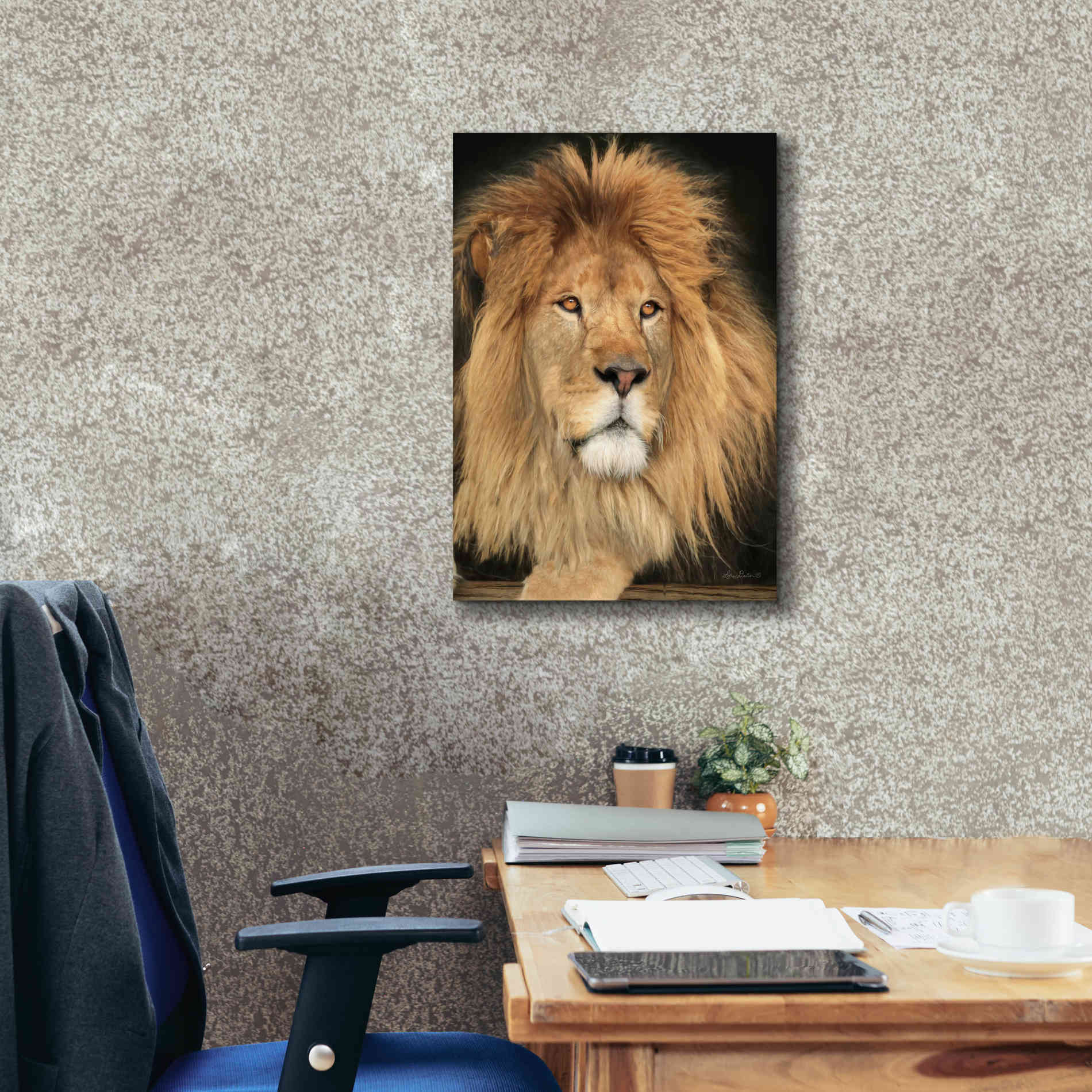 'King of the Jungle' by Lori Deiter, Canvas Wall Art,18 x 26
