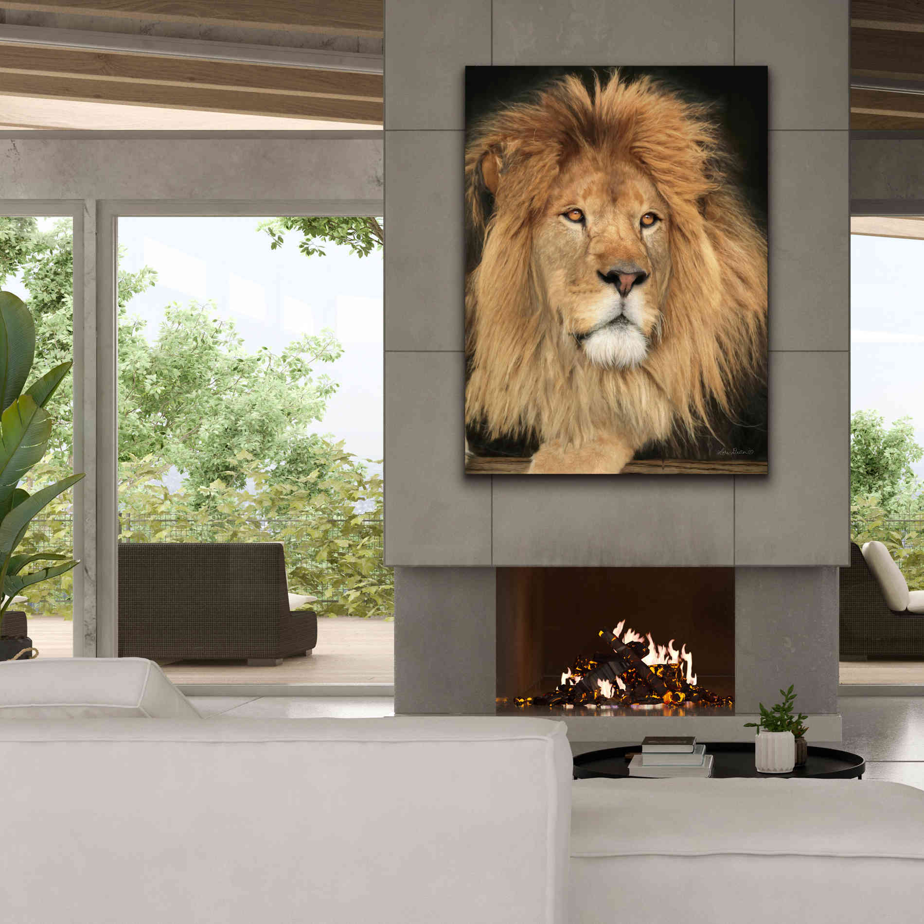 'King of the Jungle' by Lori Deiter, Canvas Wall Art,40 x 54