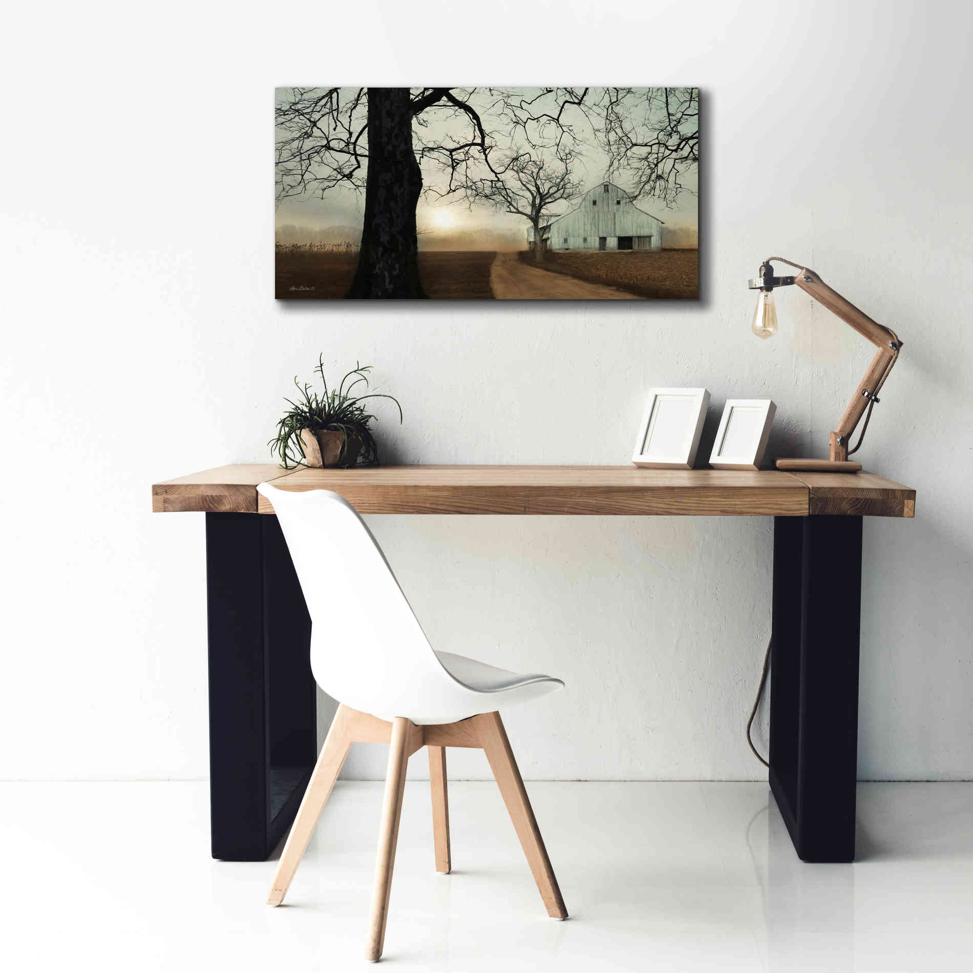 'Millersburg Sunrise' by Lori Deiter, Canvas Wall Art,40 x 20