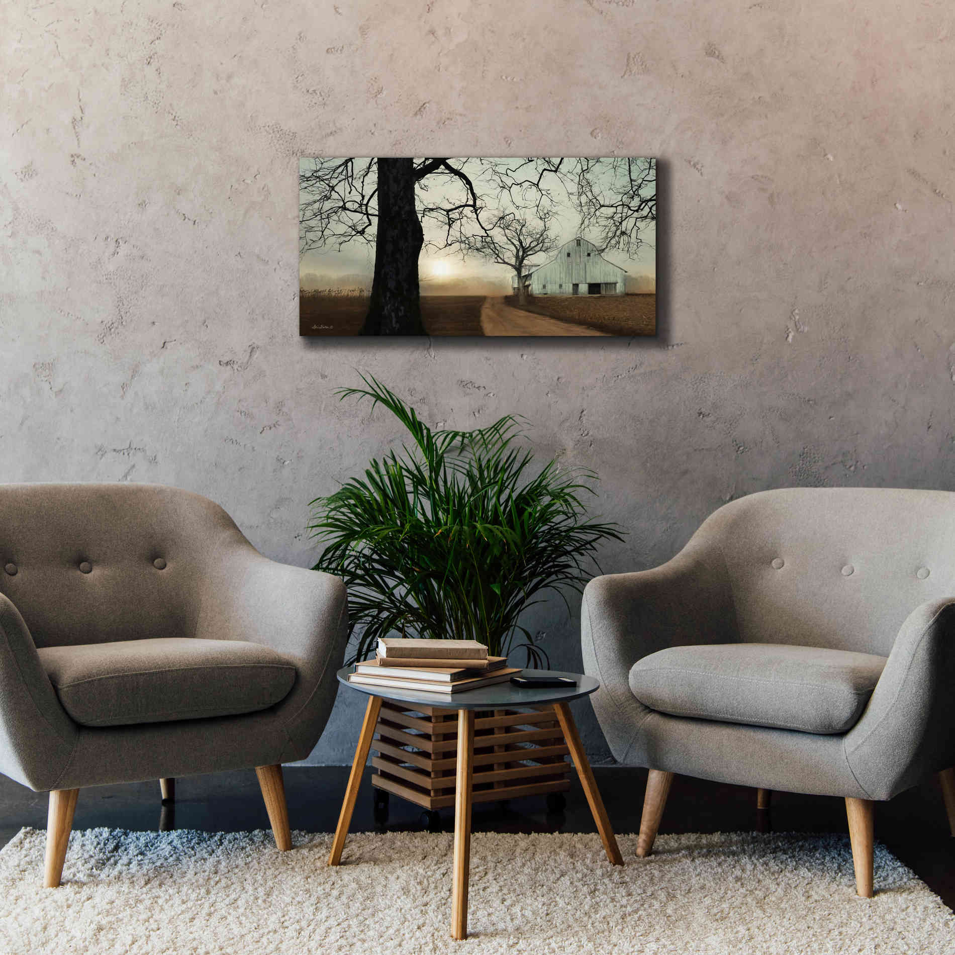 'Millersburg Sunrise' by Lori Deiter, Canvas Wall Art,40 x 20