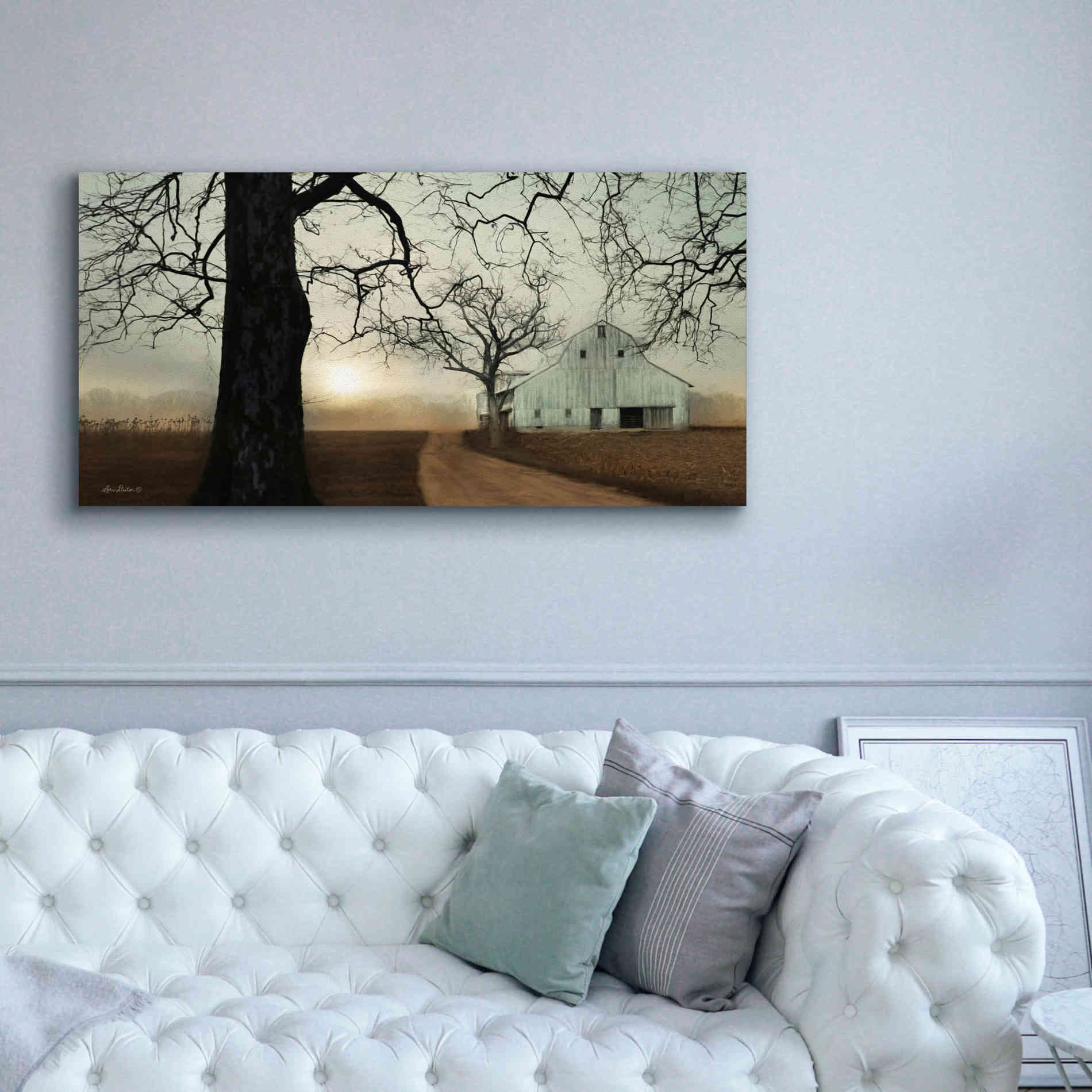'Millersburg Sunrise' by Lori Deiter, Canvas Wall Art,60 x 30