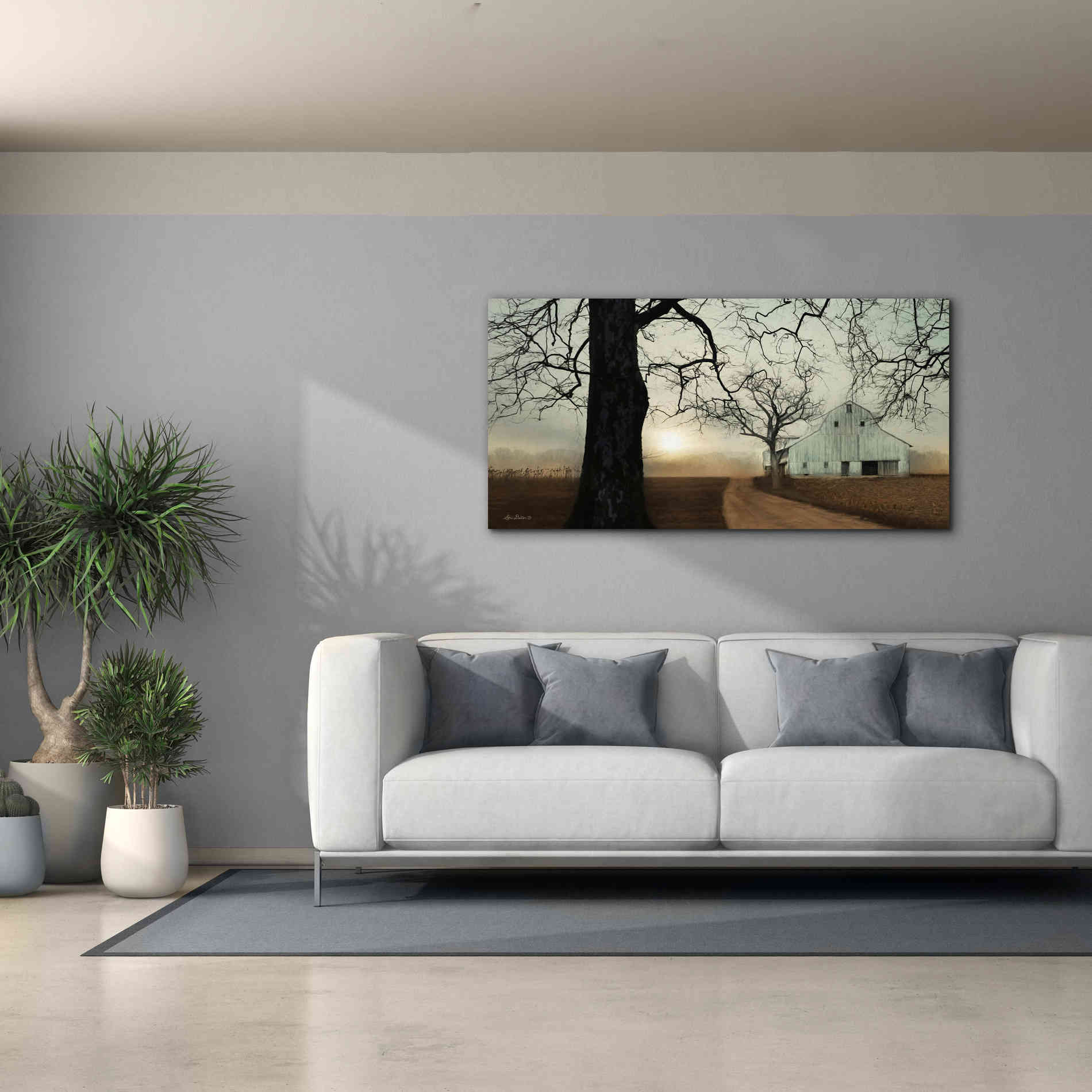 'Millersburg Sunrise' by Lori Deiter, Canvas Wall Art,60 x 30