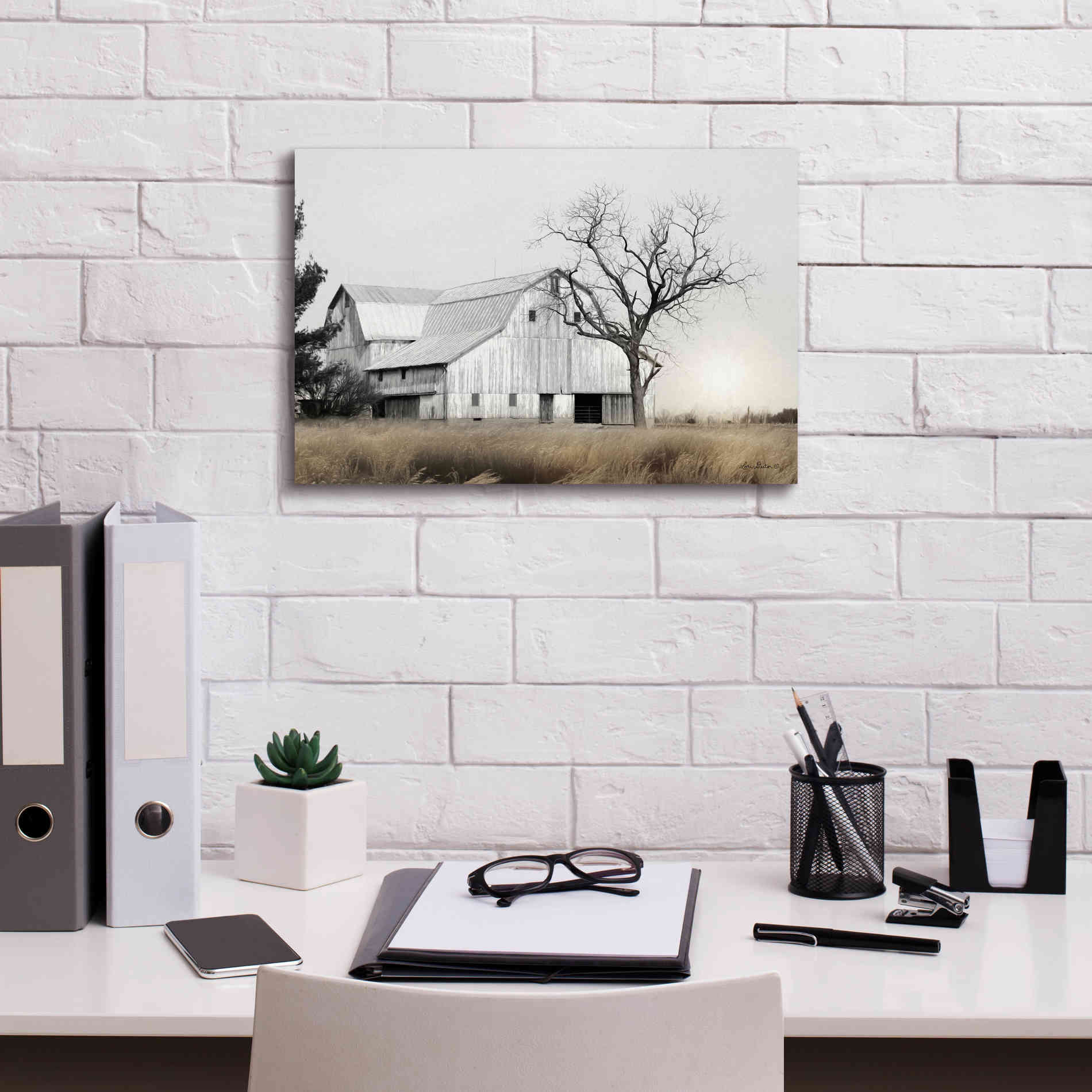 'Ohio Fields I' by Lori Deiter, Canvas Wall Art,18 x 12