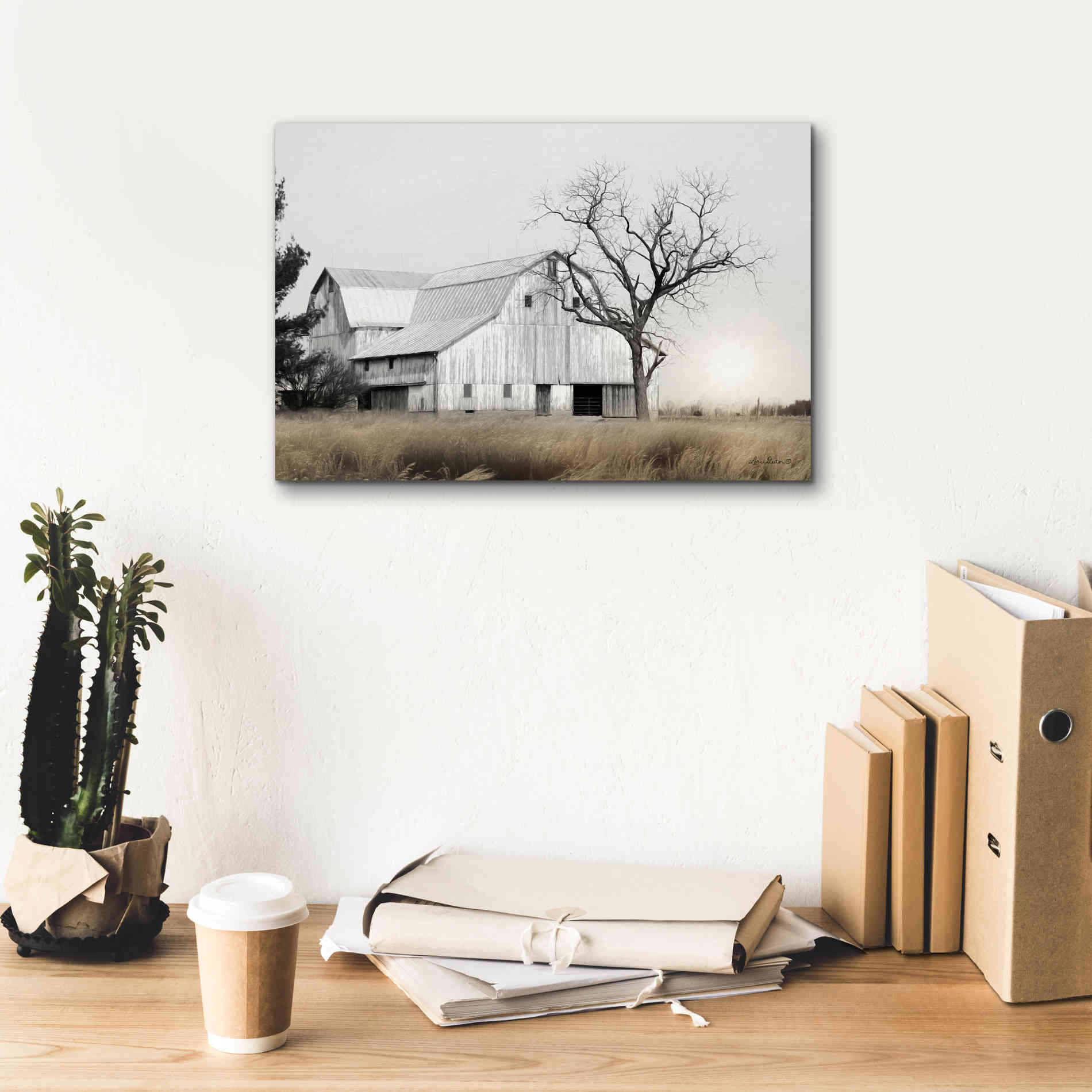 'Ohio Fields I' by Lori Deiter, Canvas Wall Art,18 x 12