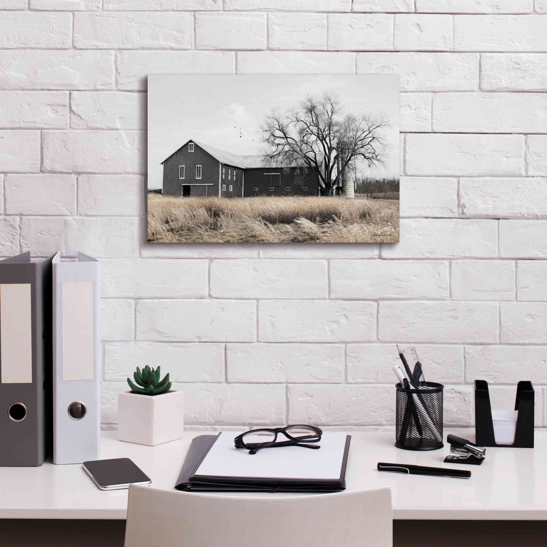 'Ohio Fields II' by Lori Deiter, Canvas Wall Art,18 x 12