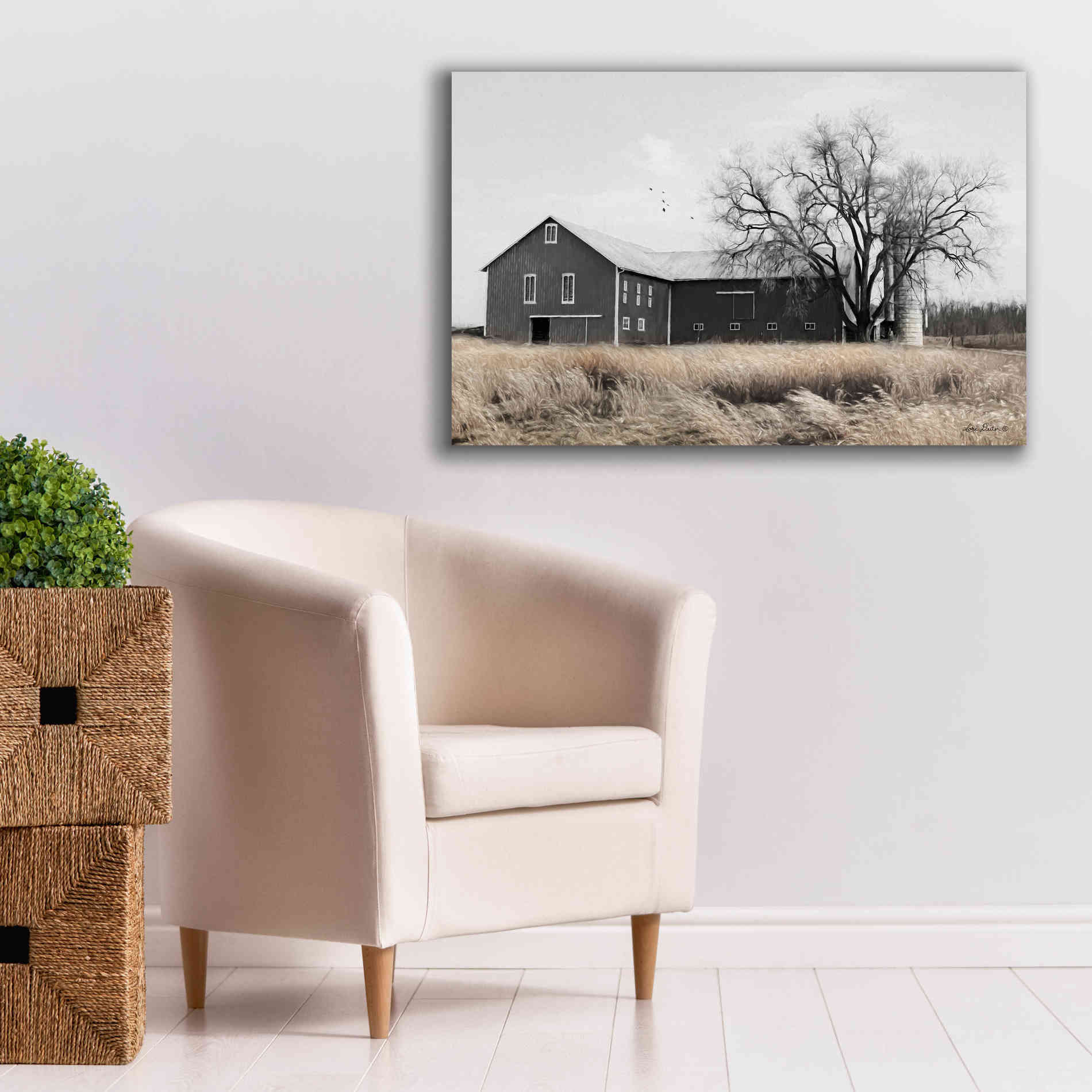 'Ohio Fields II' by Lori Deiter, Canvas Wall Art,40 x 26