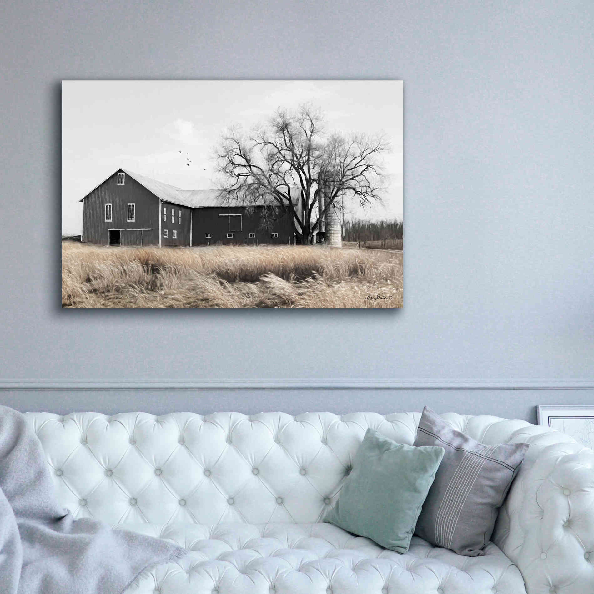 'Ohio Fields II' by Lori Deiter, Canvas Wall Art,60 x 40