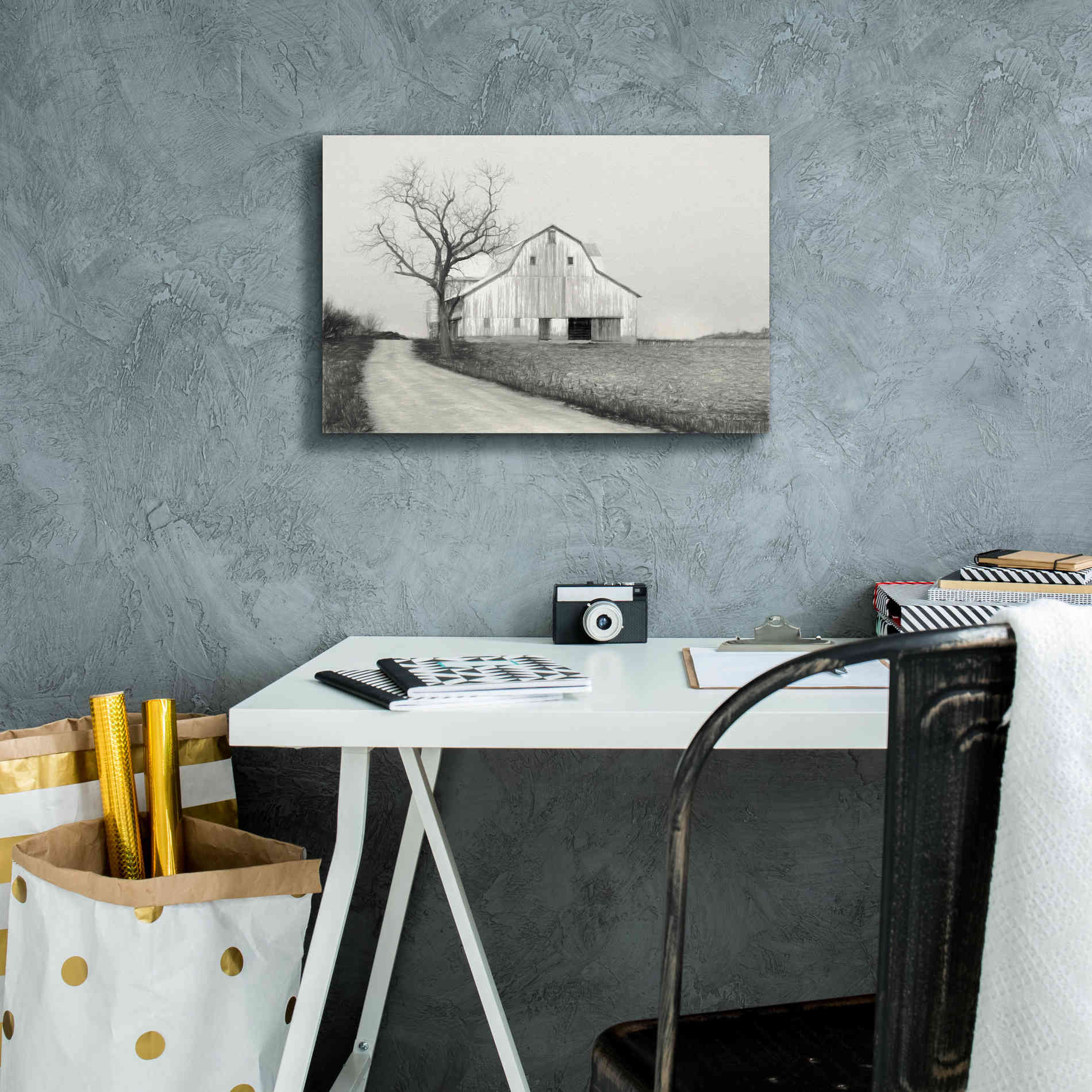 'Ohio Fields III' by Lori Deiter, Canvas Wall Art,18 x 12