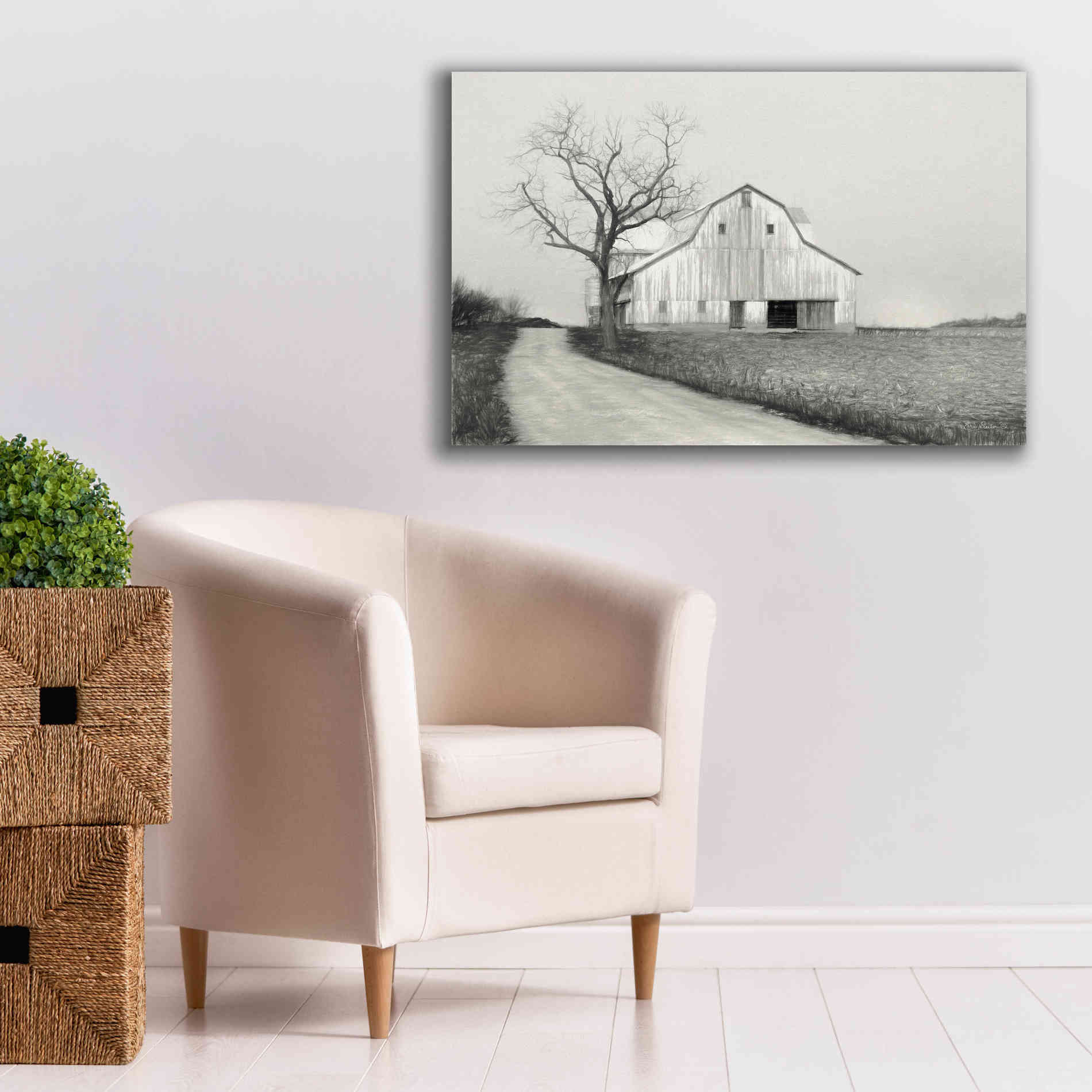 'Ohio Fields III' by Lori Deiter, Canvas Wall Art,40 x 26