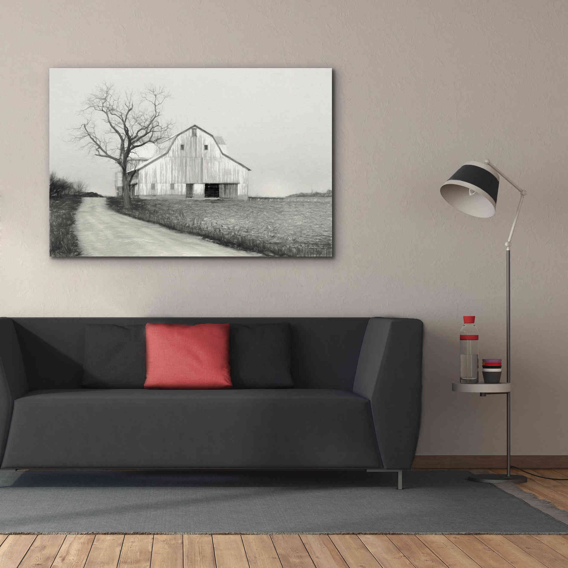 'Ohio Fields III' by Lori Deiter, Canvas Wall Art,60 x 40