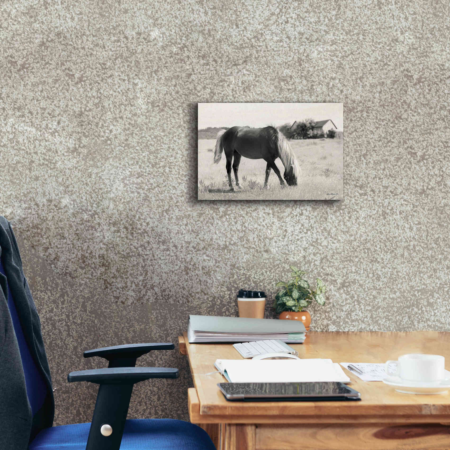 'Summer Grazing' by Lori Deiter, Canvas Wall Art,18 x 12