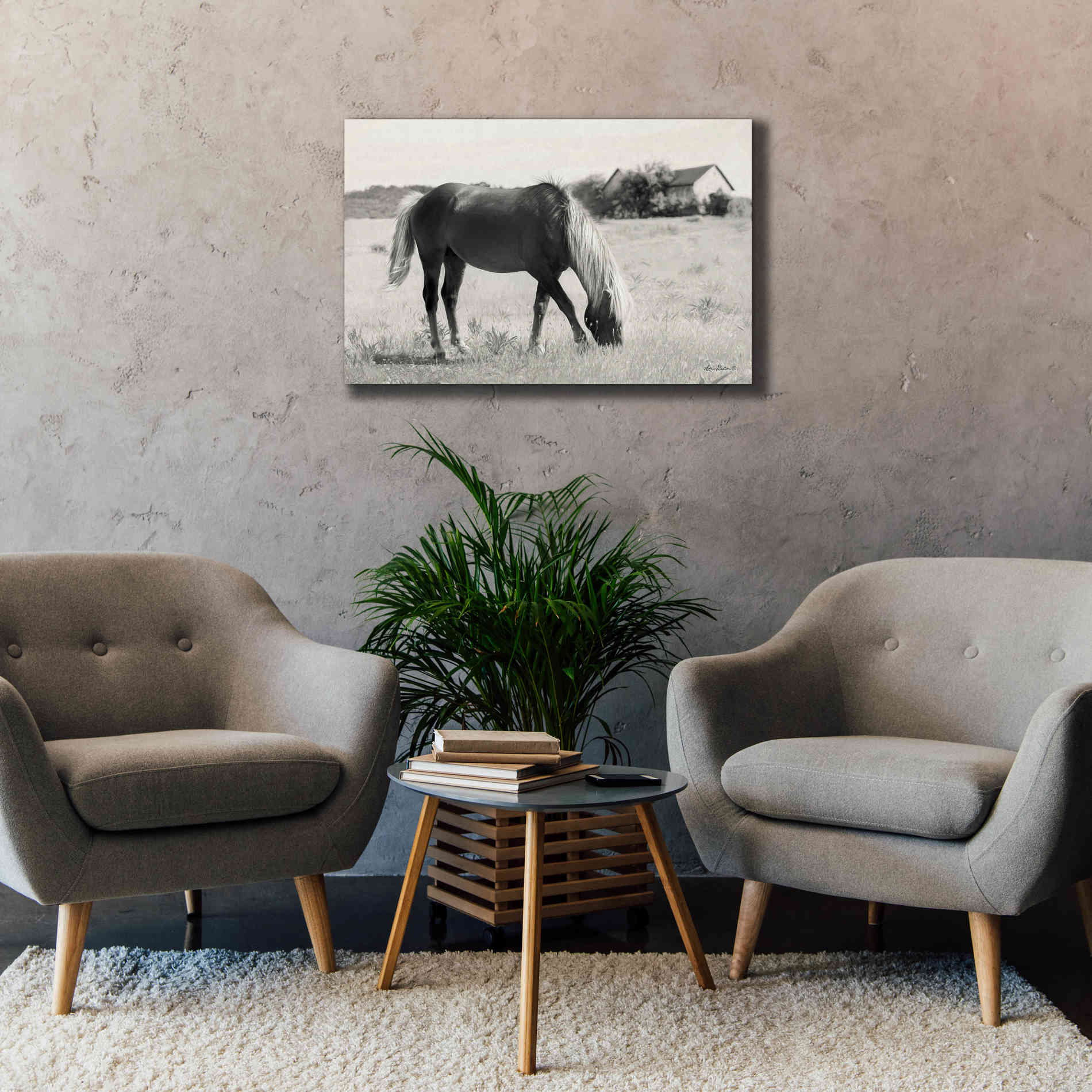 'Summer Grazing' by Lori Deiter, Canvas Wall Art,40 x 26