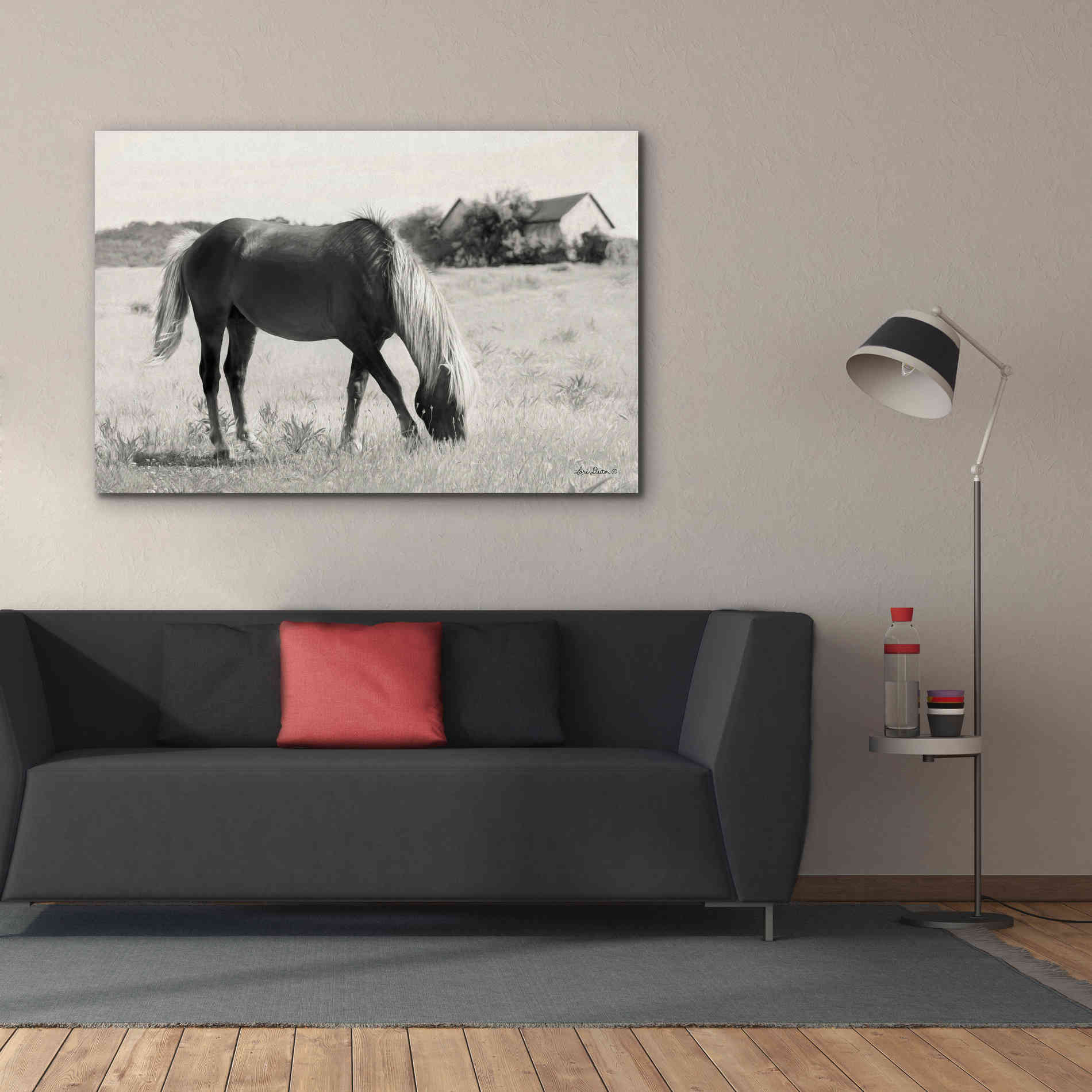 'Summer Grazing' by Lori Deiter, Canvas Wall Art,60 x 40